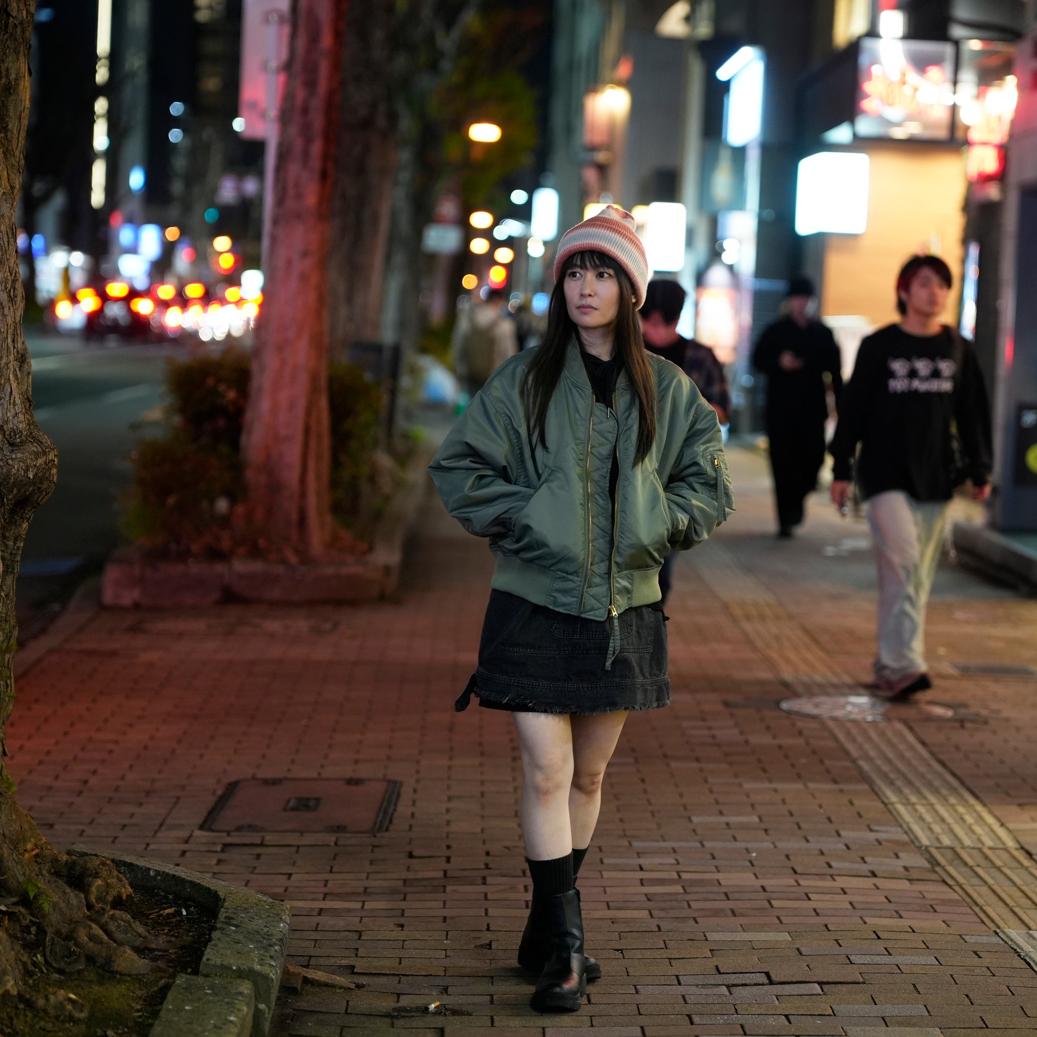 WIDE SQUARE MA-1 | Color_Olive | No_mil25fjk3240_olive【KHA:KI_カーキ】