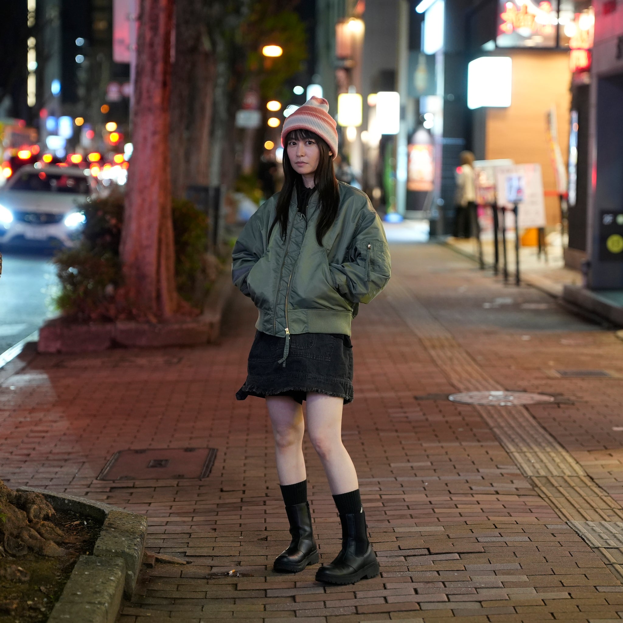 WIDE SQUARE MA-1 | Color_Olive | No_mil25fjk3240_olive【KHA:KI_カーキ】