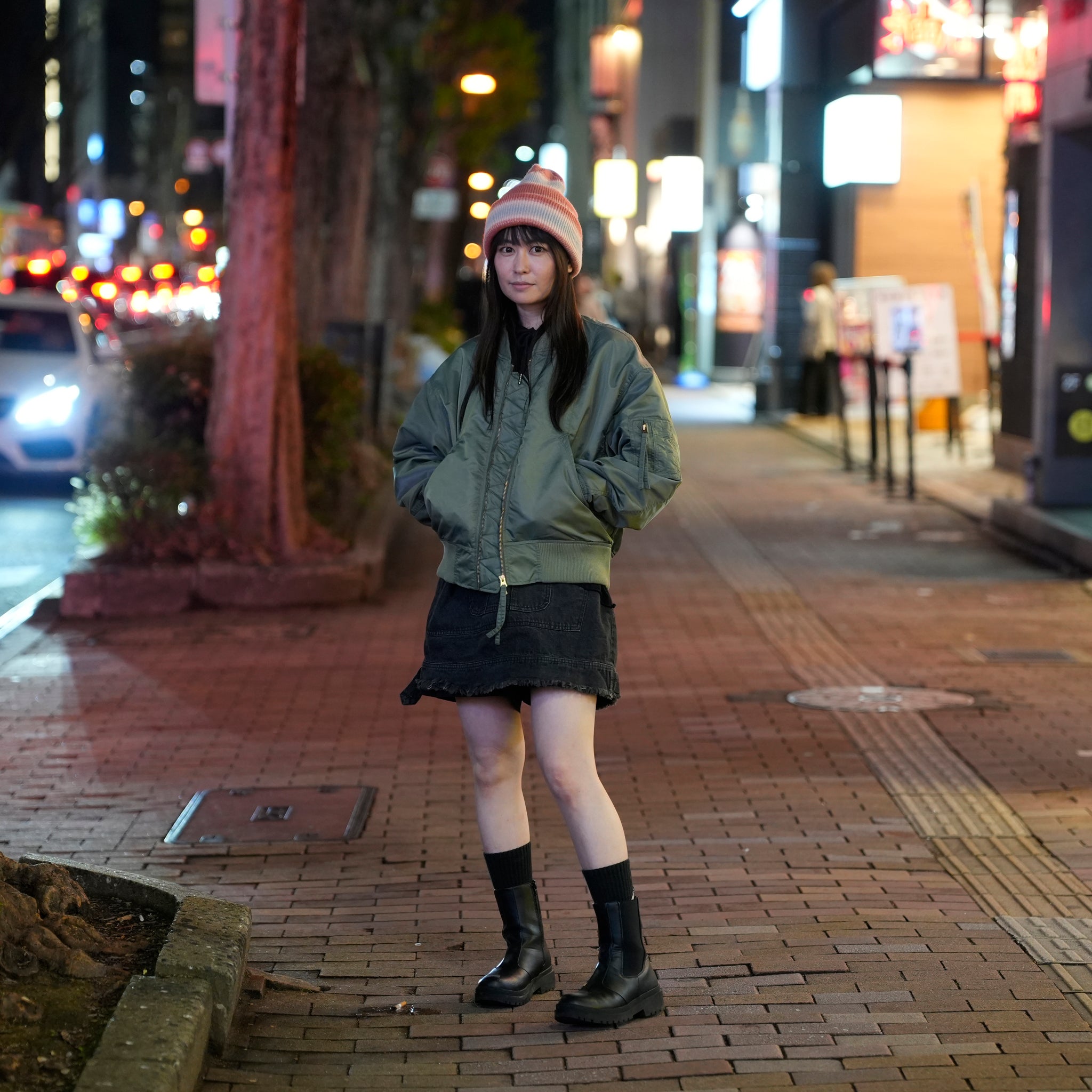 WIDE SQUARE MA-1 | Color_Olive | No_mil25fjk3240_olive【KHA:KI_カーキ】