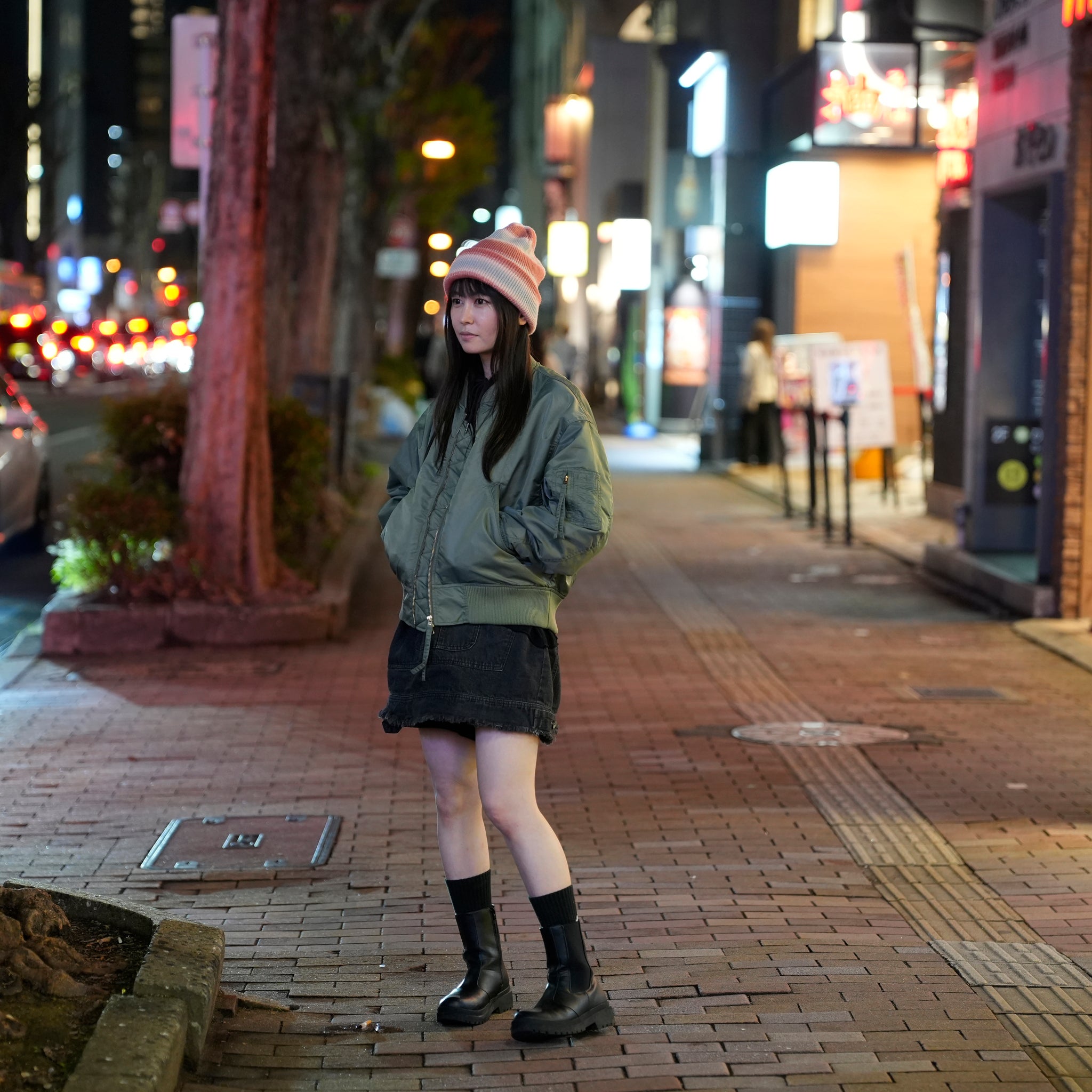 WIDE SQUARE MA-1 | Color_Olive | No_mil25fjk3240_olive【KHA:KI_カーキ】