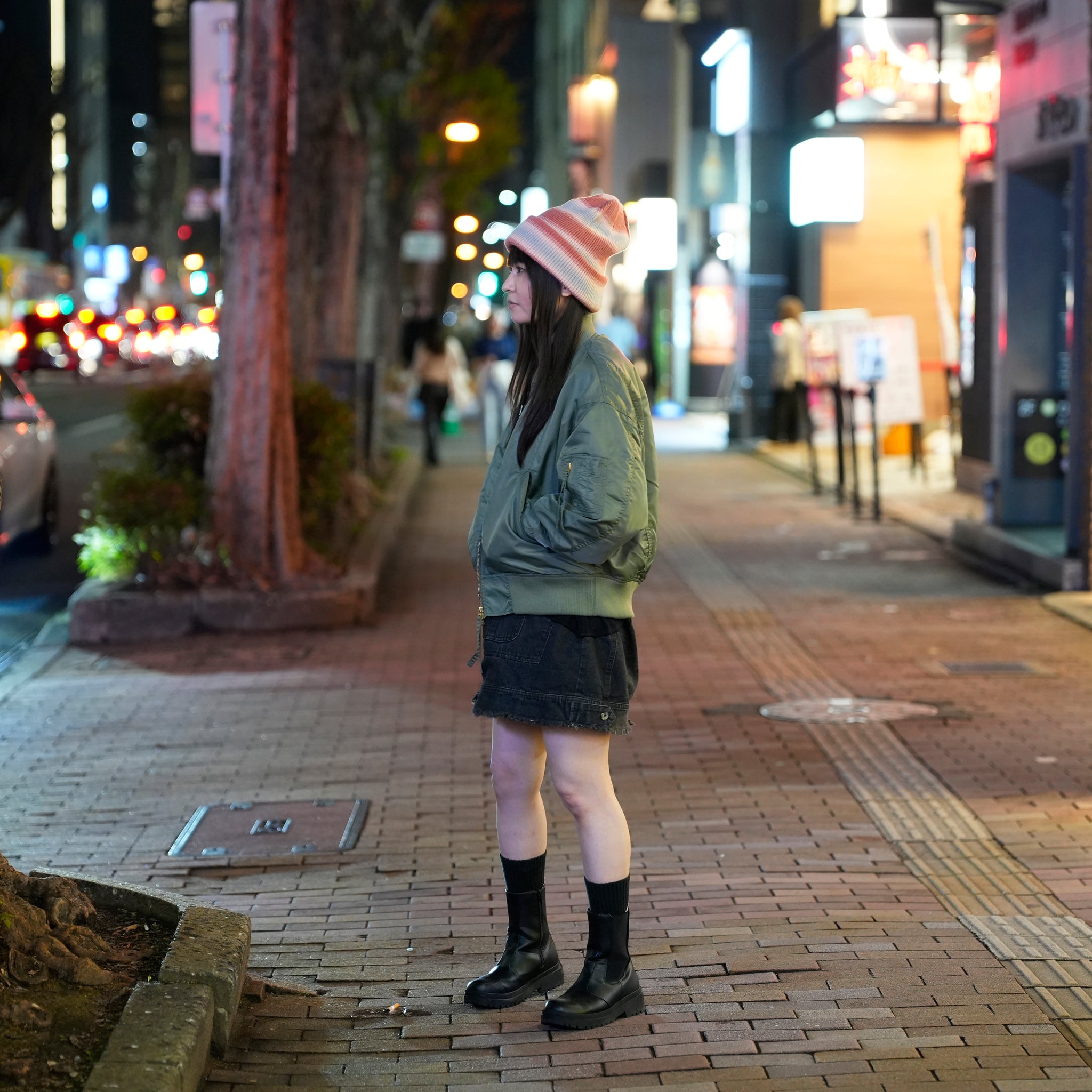 WIDE SQUARE MA-1 | Color_Olive | No_mil25fjk3240_olive【KHA:KI_カーキ】