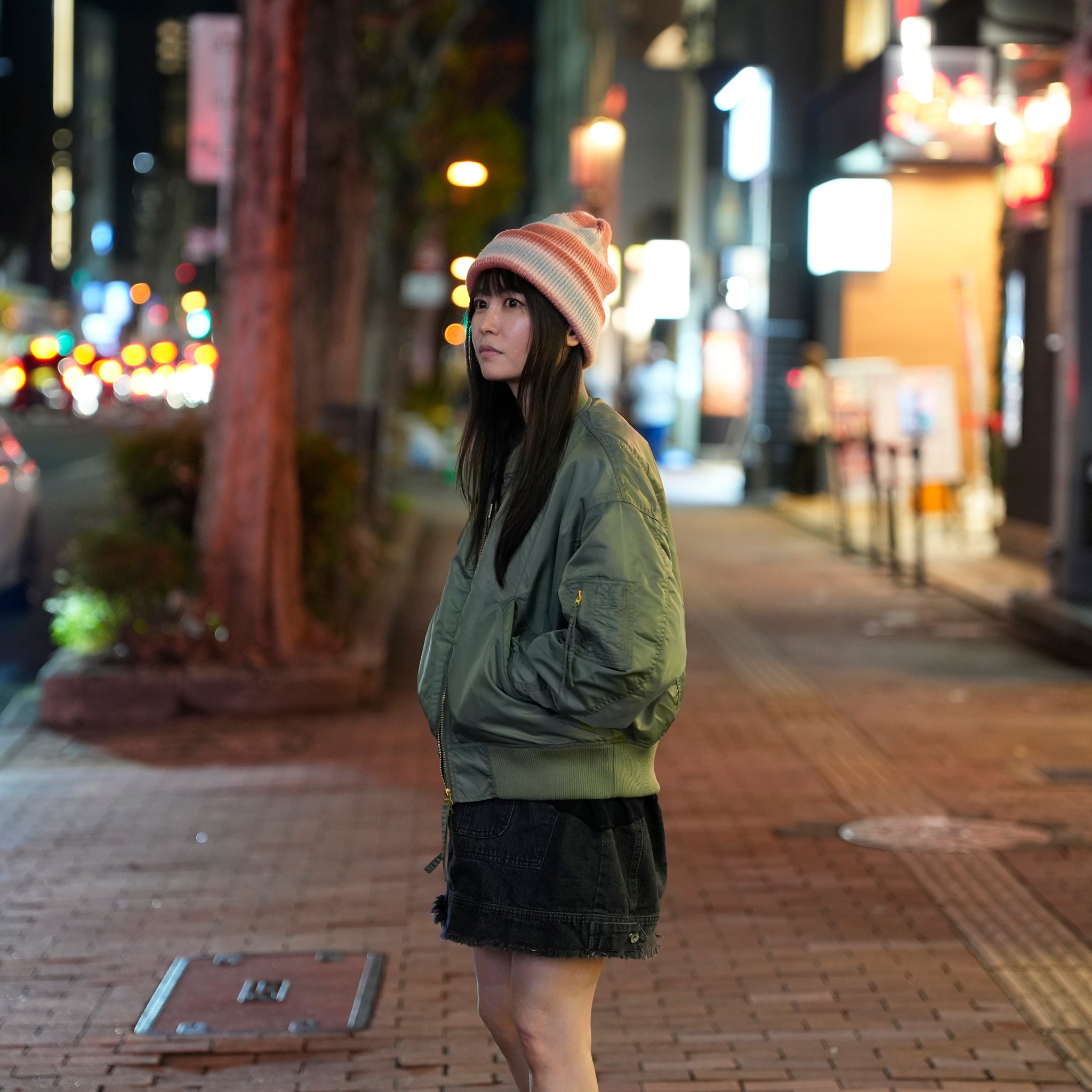 WIDE SQUARE MA-1 | Color_Olive | No_mil25fjk3240_olive【KHA:KI_カーキ】
