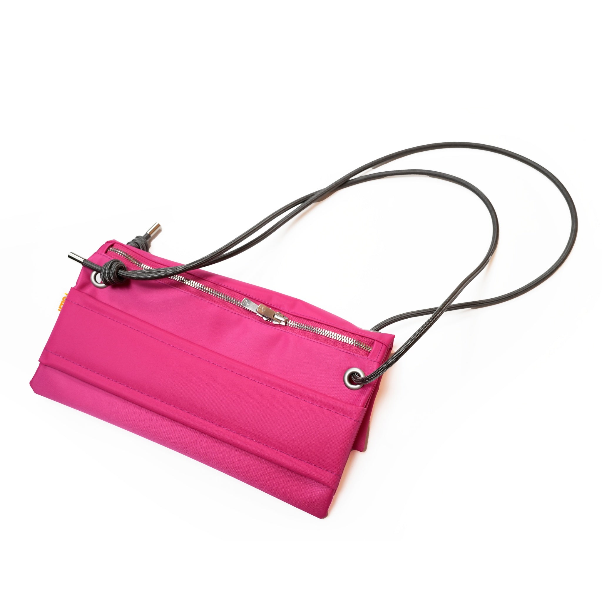 FB001 | クラッチショルダーバッグ – Black / Pink | FULAT