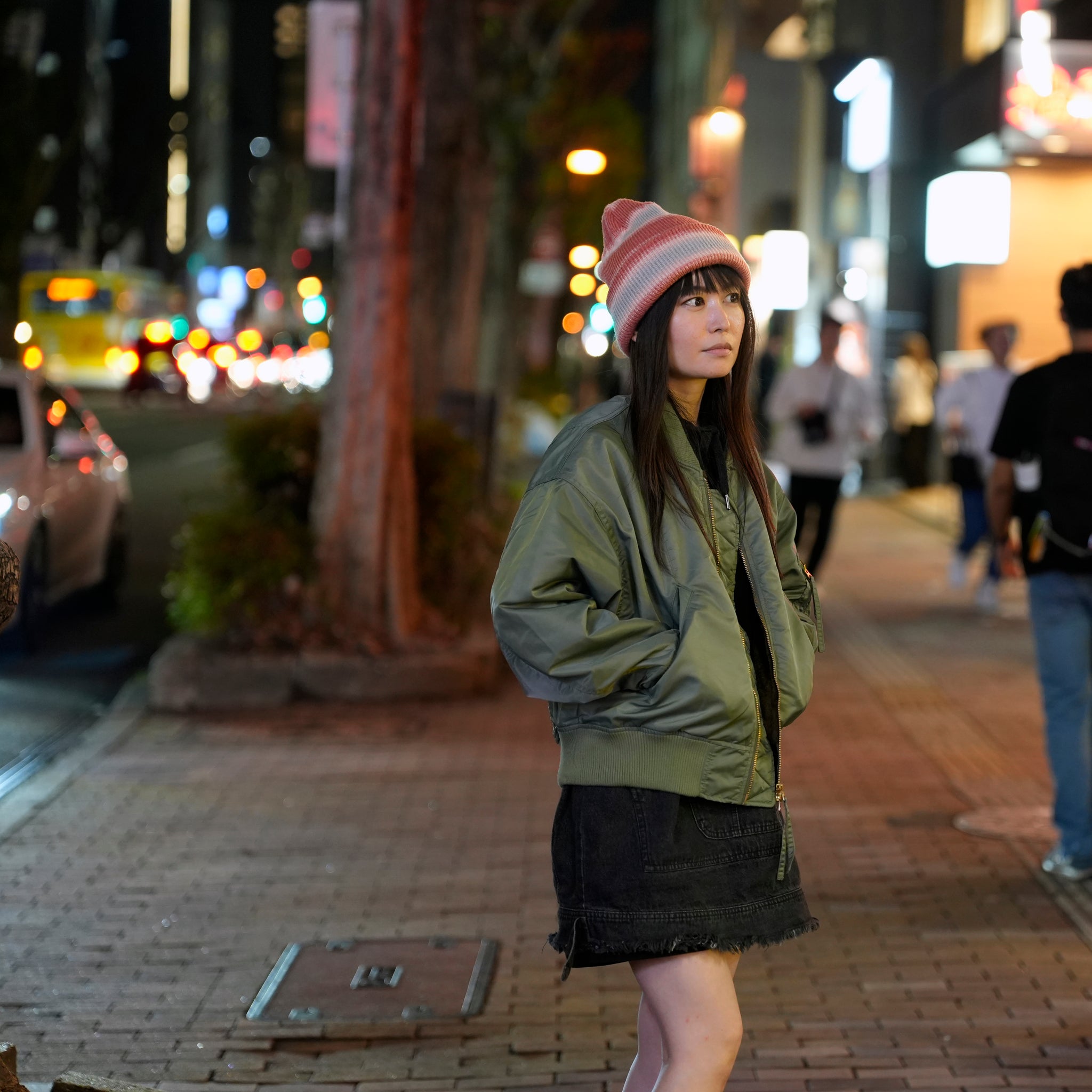 WIDE SQUARE MA-1 | Color_Olive | No_mil25fjk3240_olive【KHA:KI_カーキ】