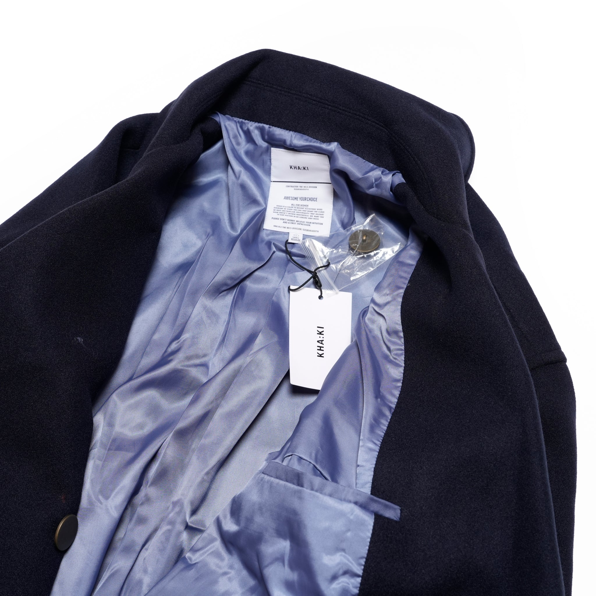 COCOON PEA-COAT | Color_Dark Navy | No_mil25fjk3243_dark navy【KHA:KI_カーキ】