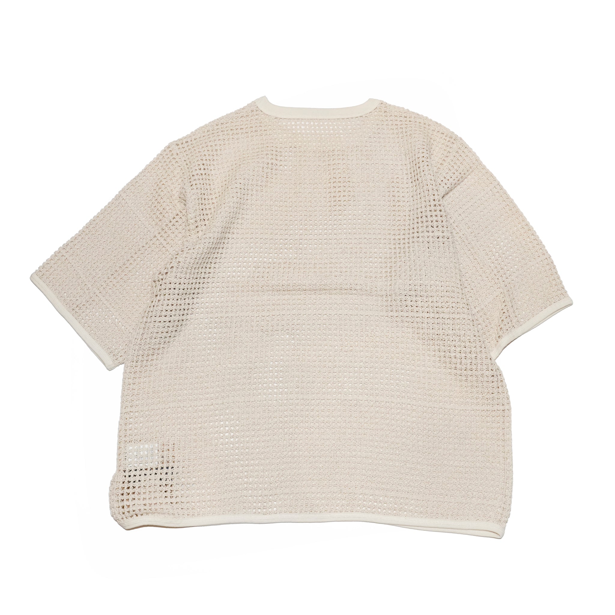 AM-2513004_Ecru | Cotton Mesh Tee | Color:Ecru【ARMY TWILL_アーミーツイル】