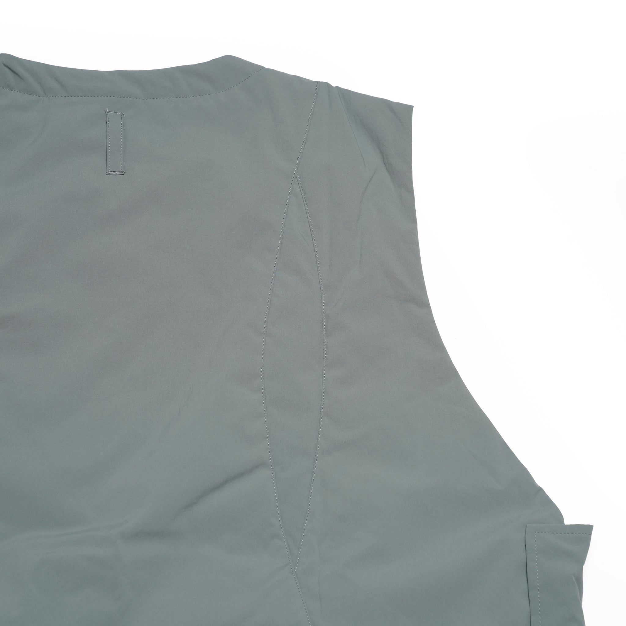 ジッパーベスト | Color_Color: Sage | No__206_color: sage【UNTRACE_アントレース】