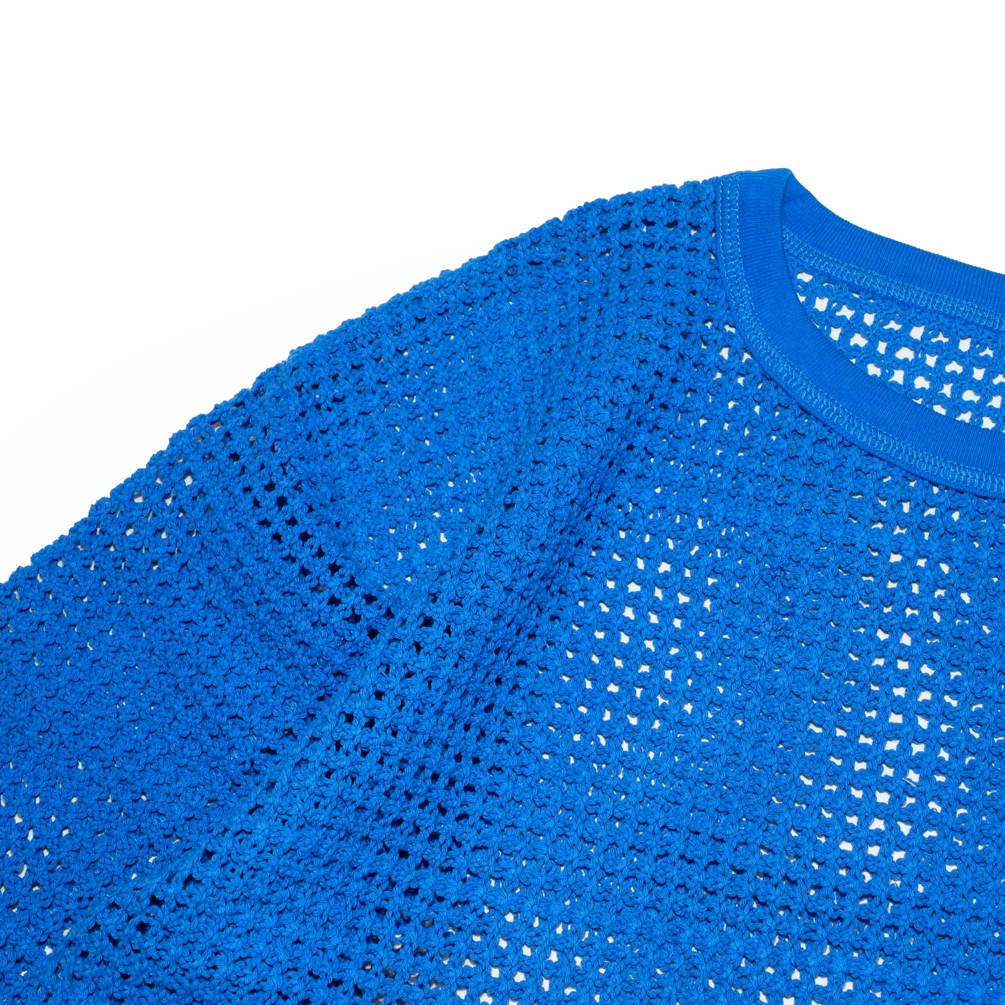 AM-2513004_Blue | Cotton Mesh Tee | Color:Blue【ARMY TWILL_アーミーツイル】