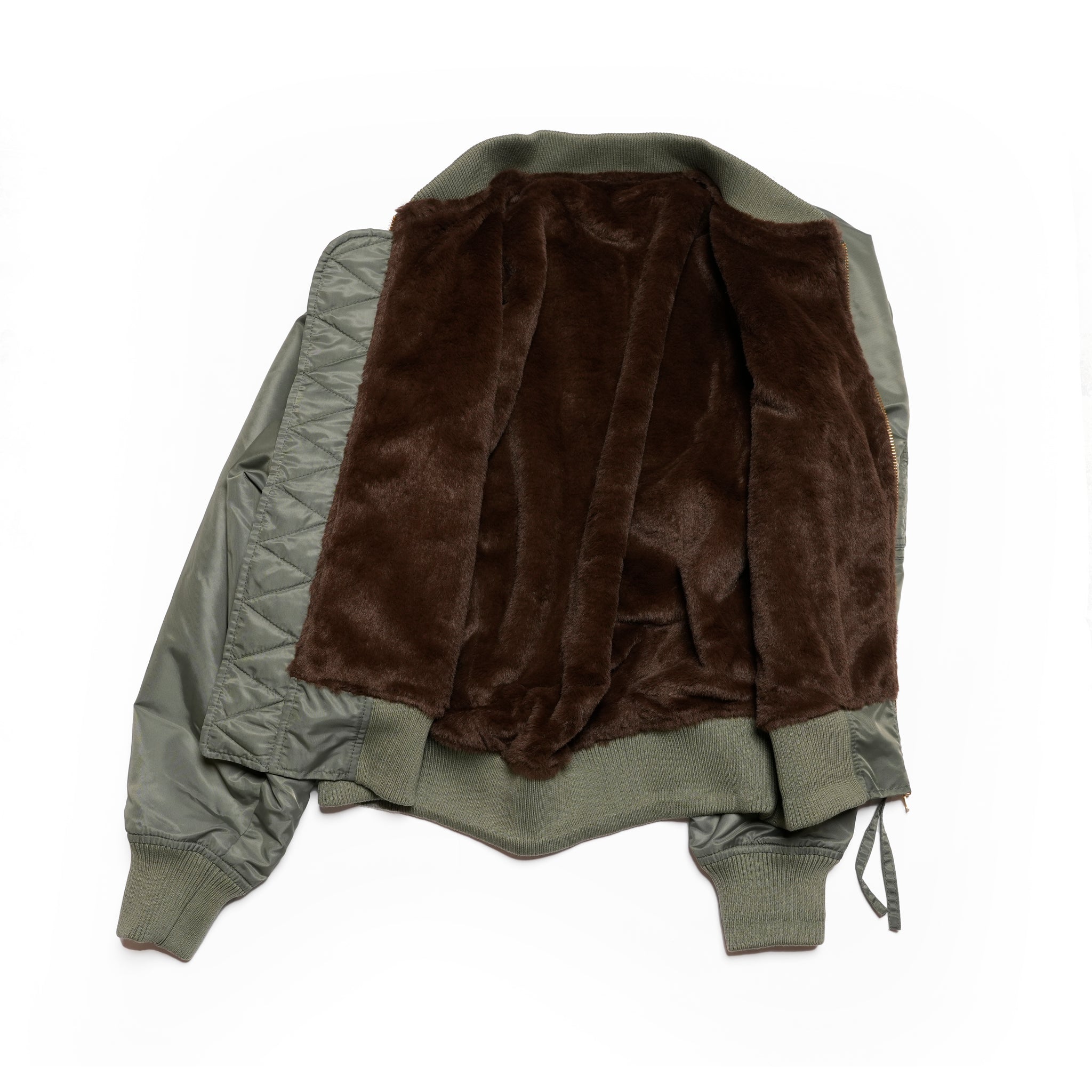 WIDE SQUARE MA-1 | Color_Olive | No_mil25fjk3240_olive【KHA:KI_カーキ】
