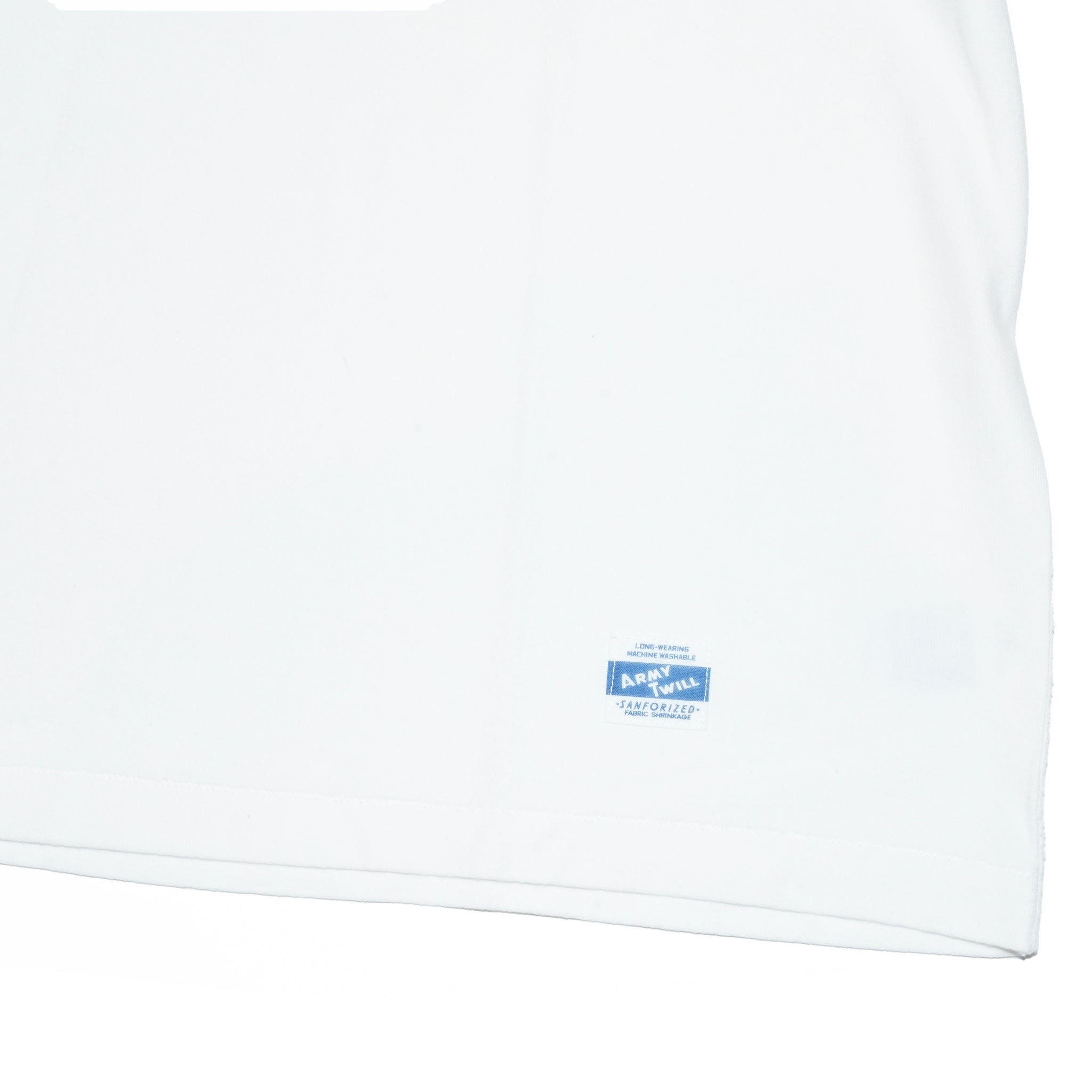 AM-2513008_White | Back Jersey Half Sleeve Pullover Shirt | Color:White【ARMY TWILL_アーミーツイル】