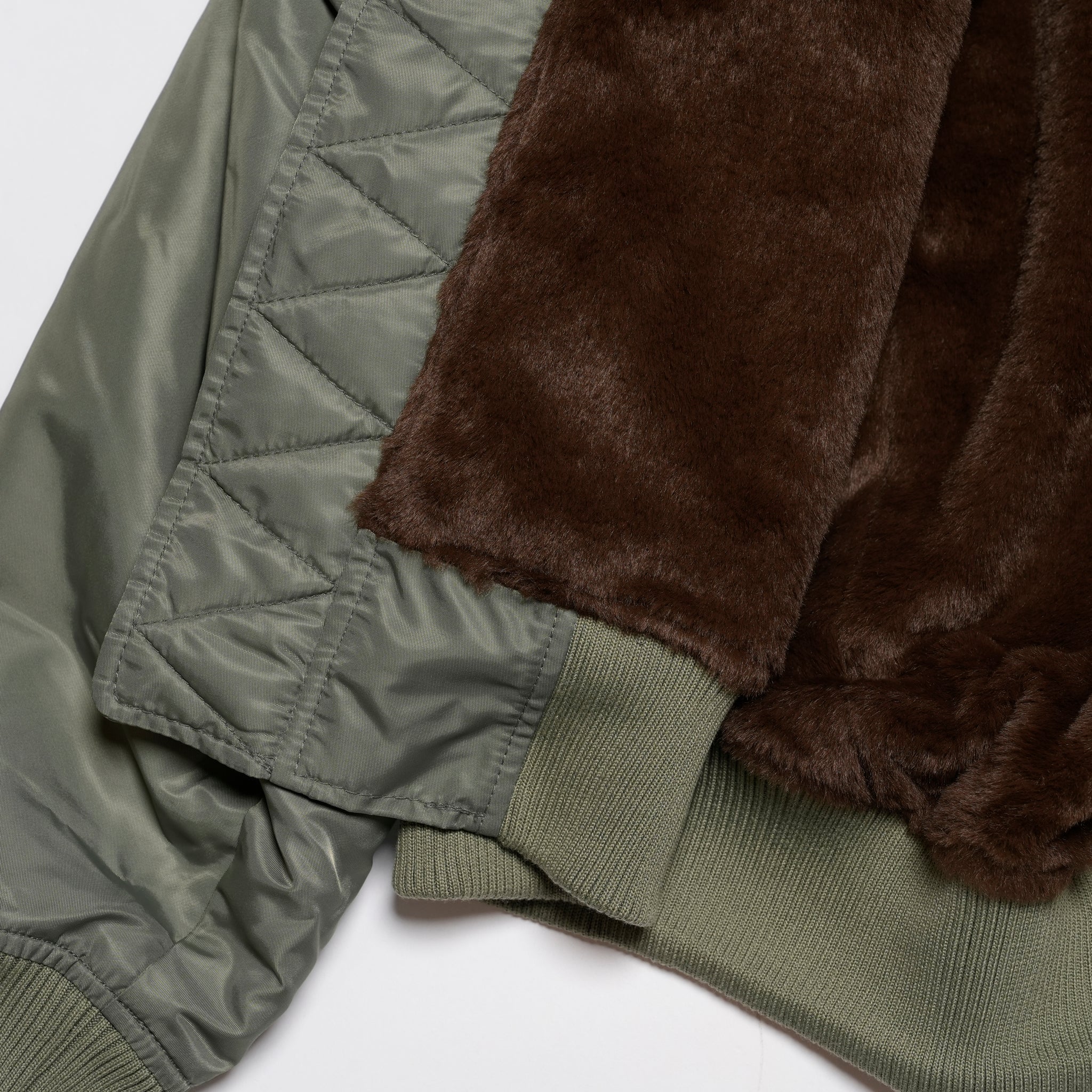WIDE SQUARE MA-1 | Color_Olive | No_mil25fjk3240_olive【KHA:KI_カーキ】
