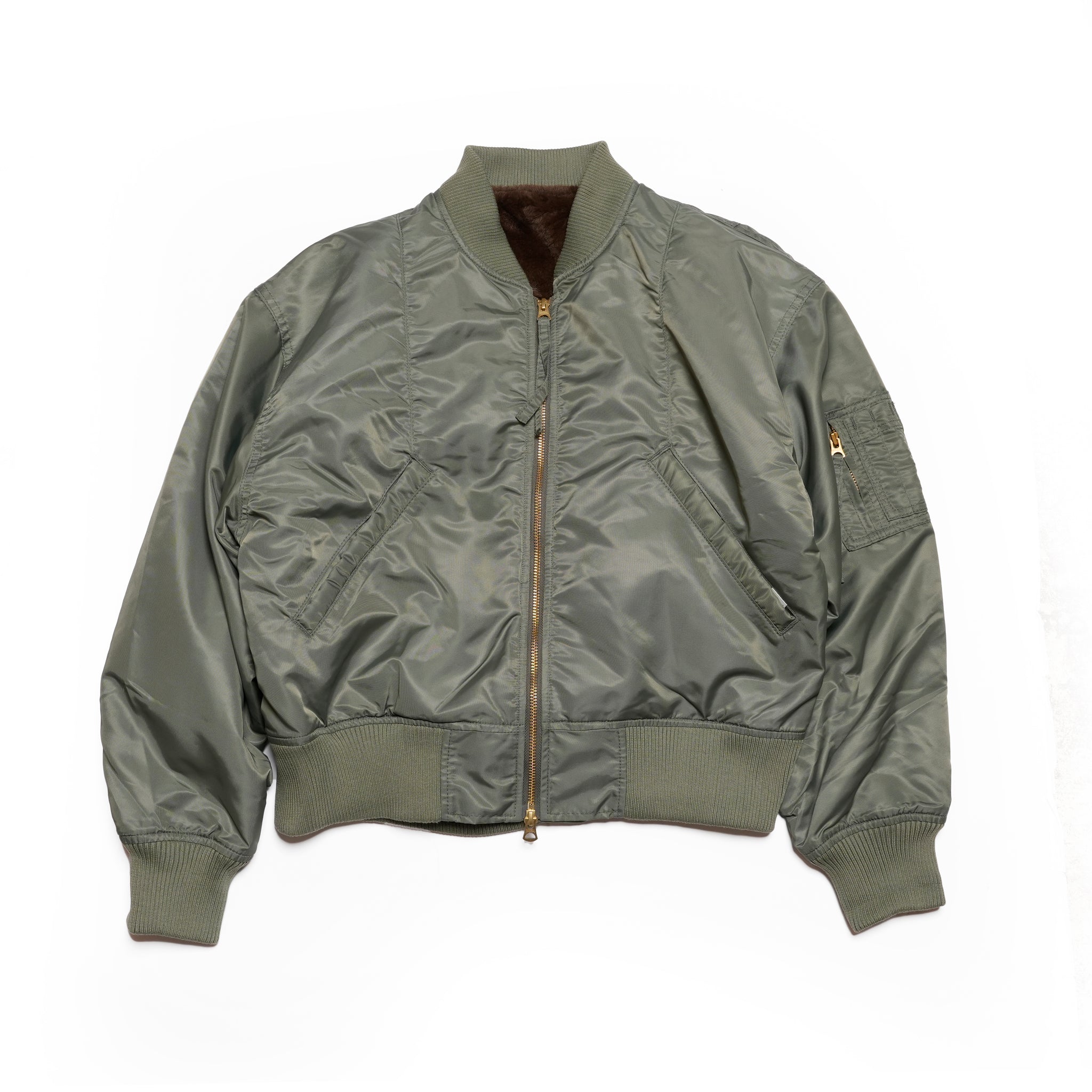 WIDE SQUARE MA-1 | Color_Olive | No_mil25fjk3240_olive【KHA:KI_カーキ】