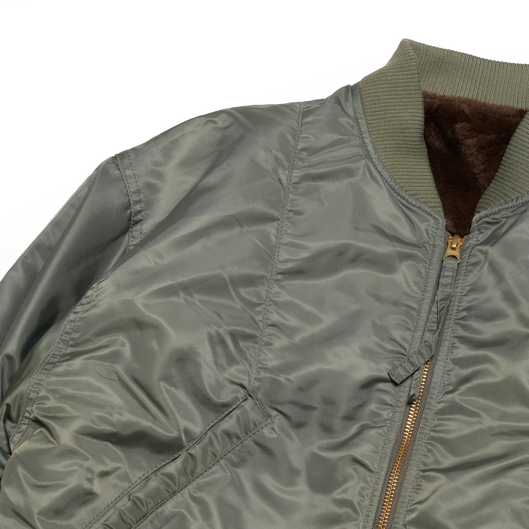WIDE SQUARE MA-1 | Color_Olive | No_mil25fjk3240_olive【KHA:KI_カーキ】