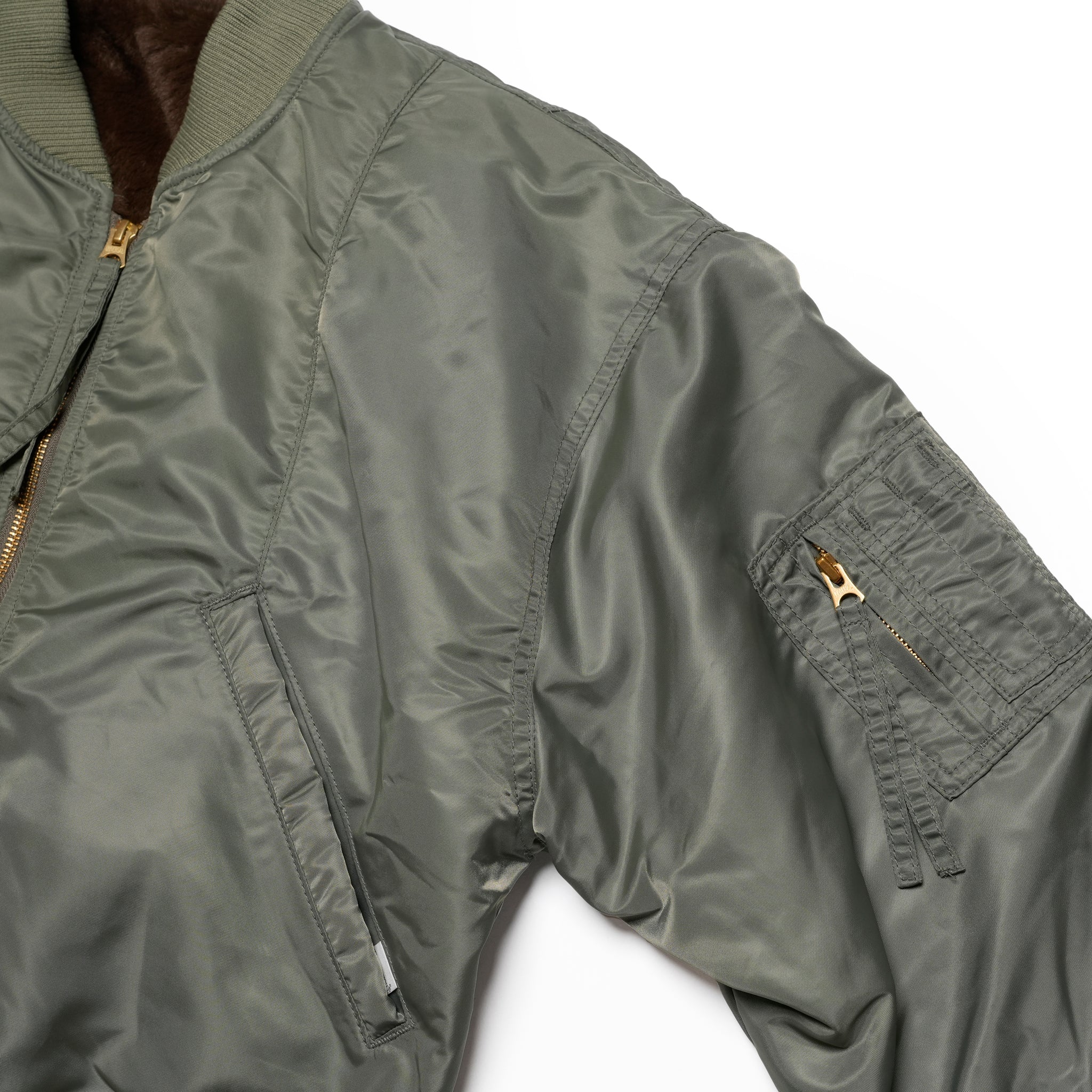 WIDE SQUARE MA-1 | Color_Olive | No_mil25fjk3240_olive【KHA:KI_カーキ】