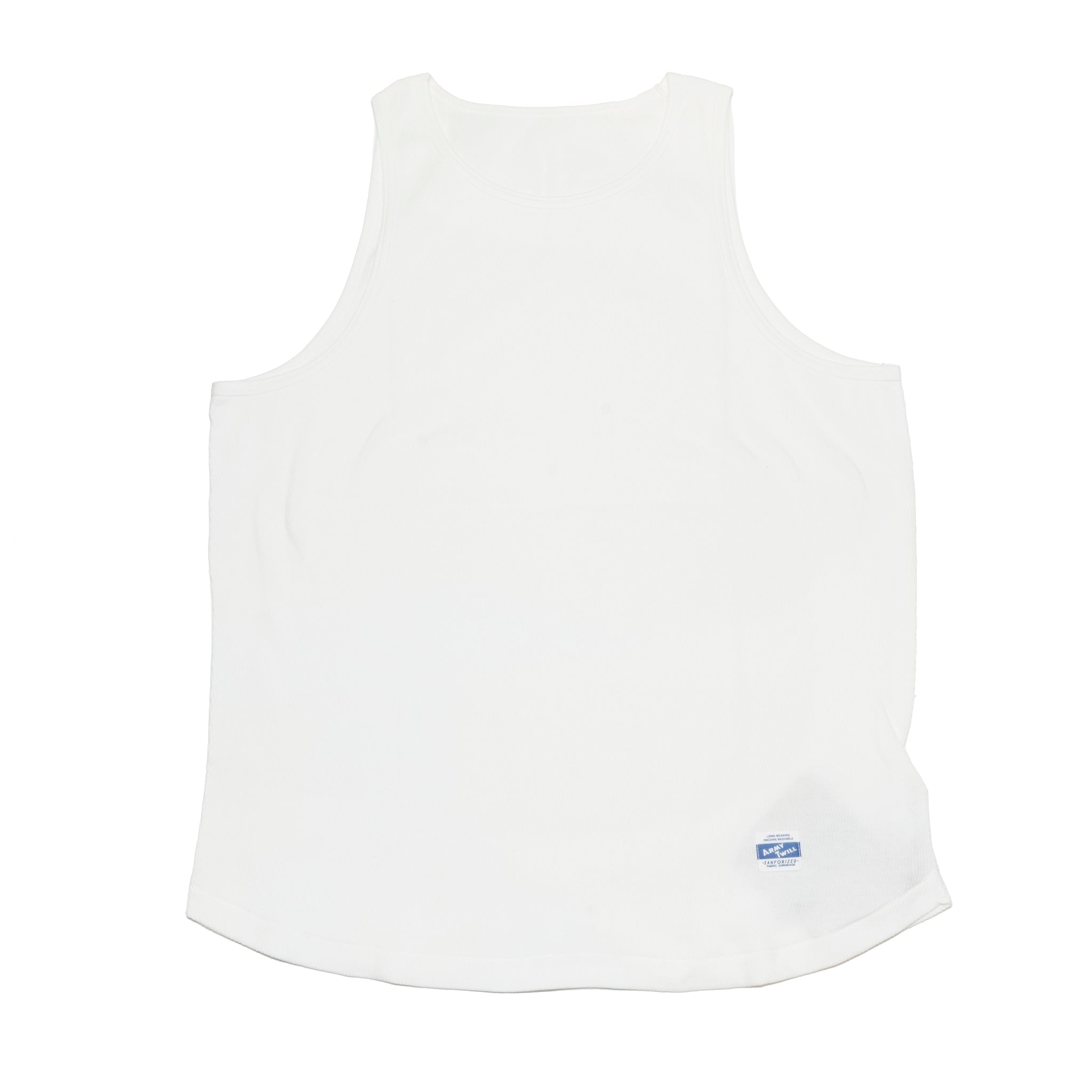 AM-2513009_White | Light Honeycomb Tank Top | Color:White【ARMY TWILL_アーミーツイル】