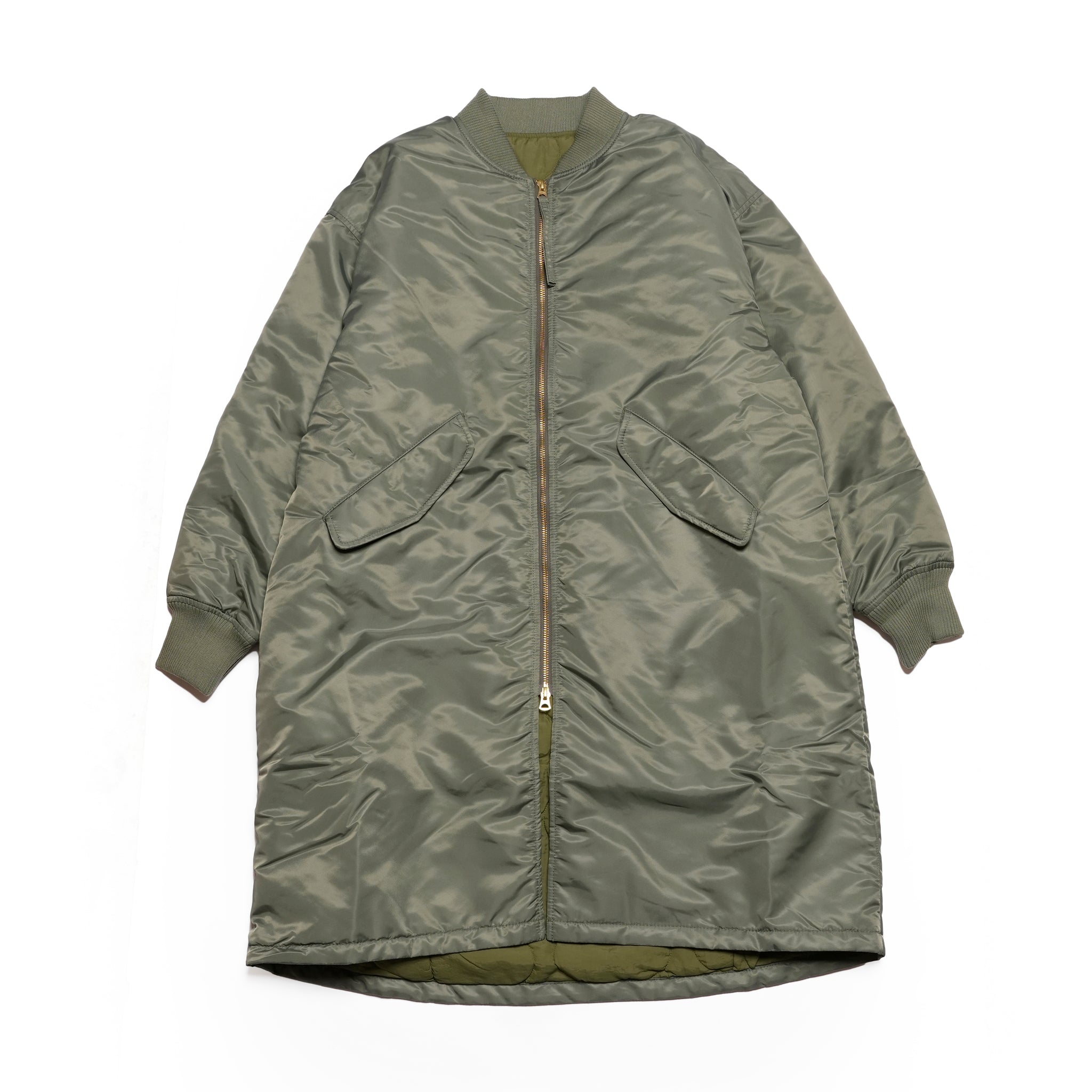 LONG MA-1 | Color_Olive | No_mil25fjk3241_olive【KHA:KI_カーキ】