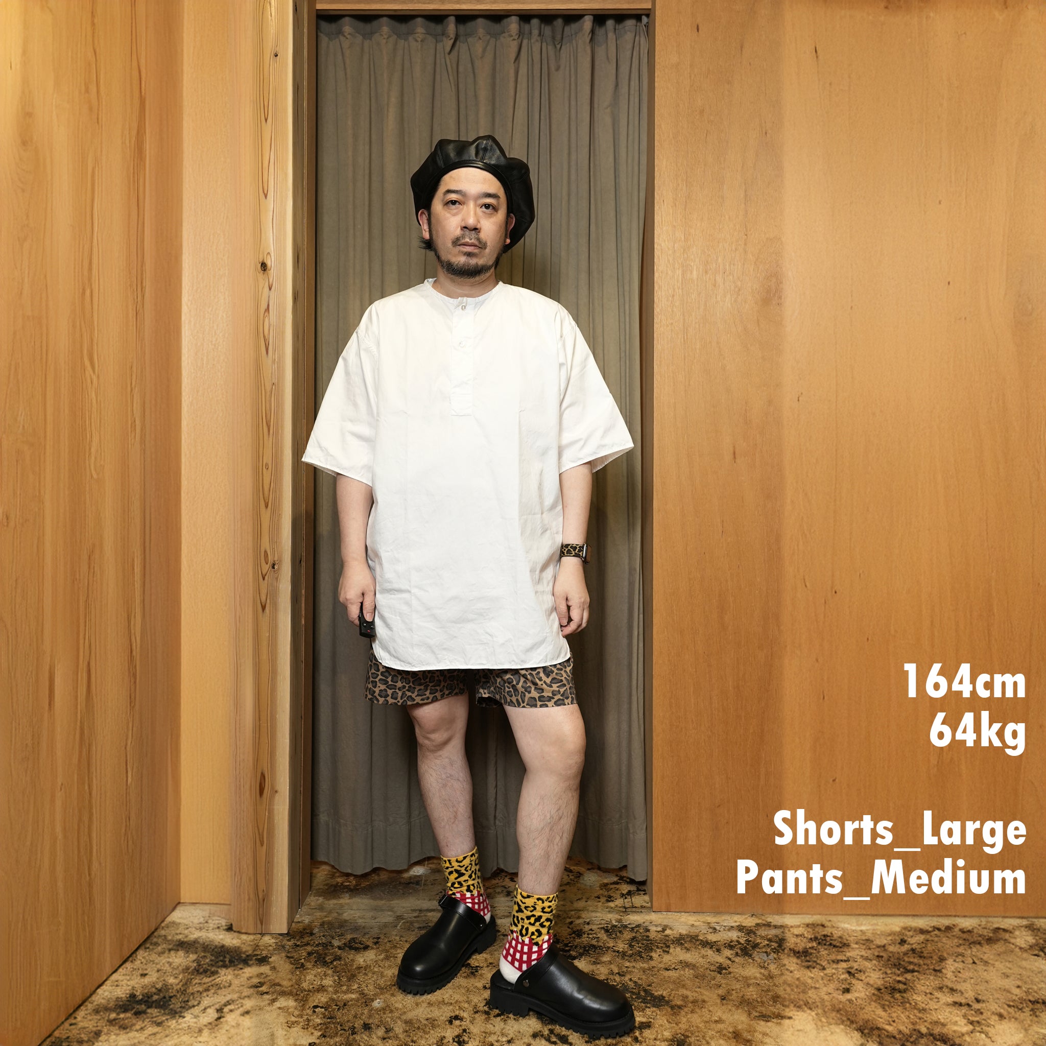 je199-144 | ANIMAL SERIES-SHORT PANTS | Color:Cow/Leopard/Camo【JEMORGAN LONG JOHNS_ジェーイーモーガンロングジョーンズ】