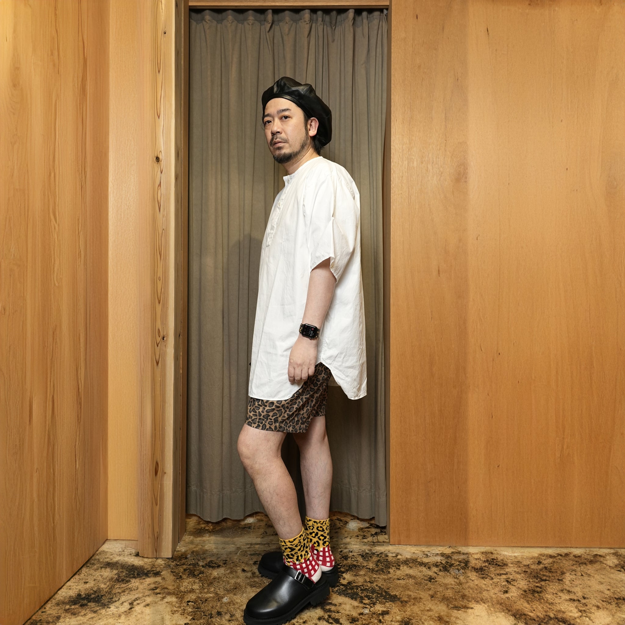 je199-144 | ANIMAL SERIES-SHORT PANTS | Color:Cow/Leopard/Camo【JEMORGAN LONG JOHNS_ジェーイーモーガンロングジョーンズ】
