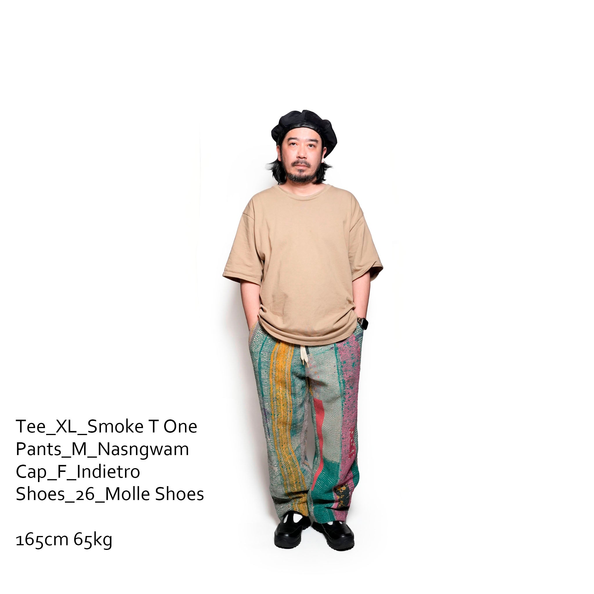 ATAVISM EASY PANTS – RALLI QUILT_B | Size_M | NASNGWAM
