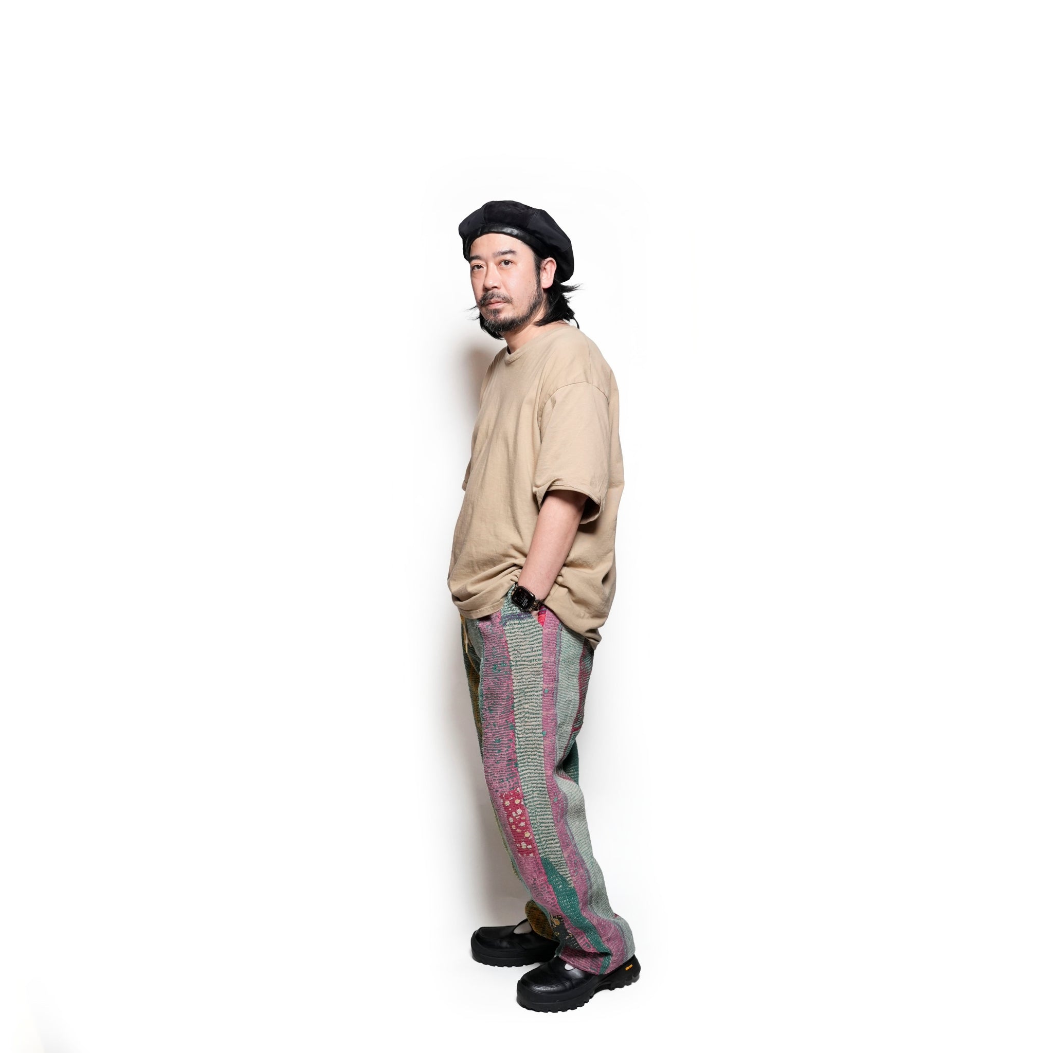 ATAVISM EASY PANTS – RALLI QUILT_B | Size_M | NASNGWAM