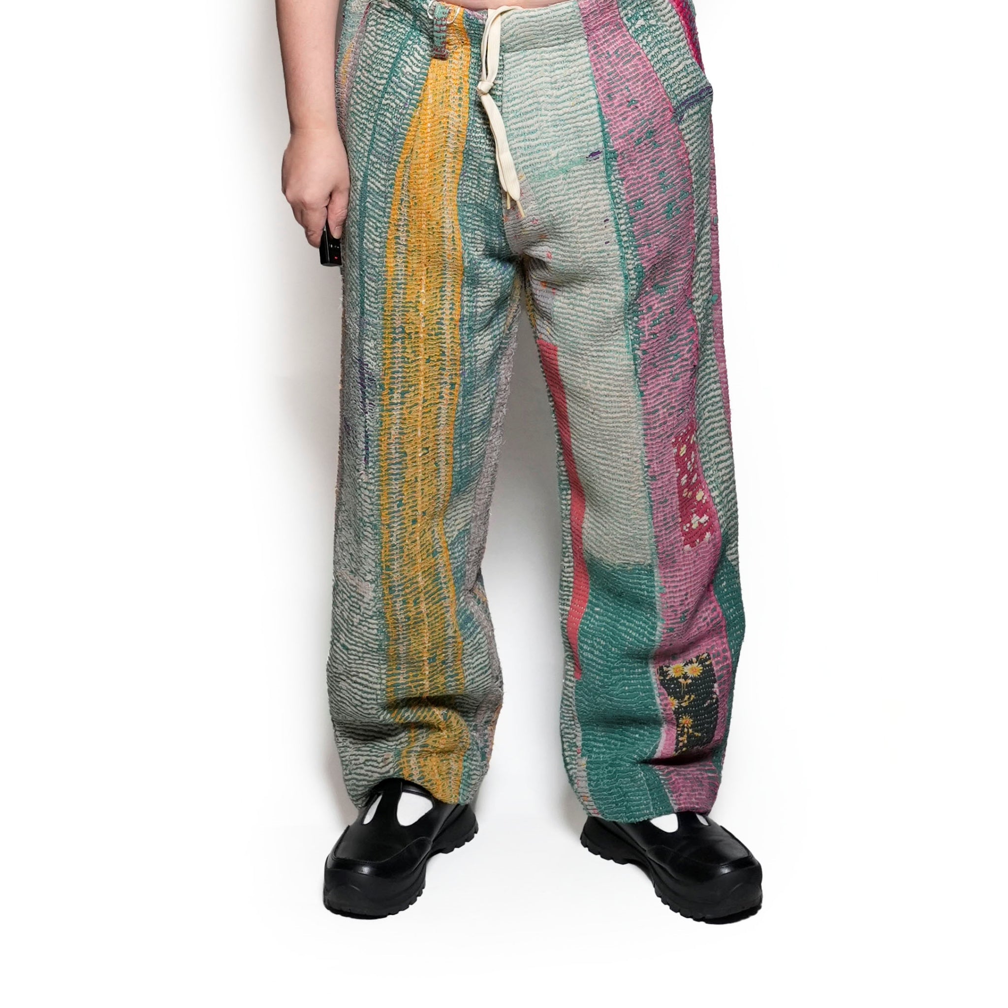 ATAVISM EASY PANTS – RALLI QUILT_B | Size_M | NASNGWAM