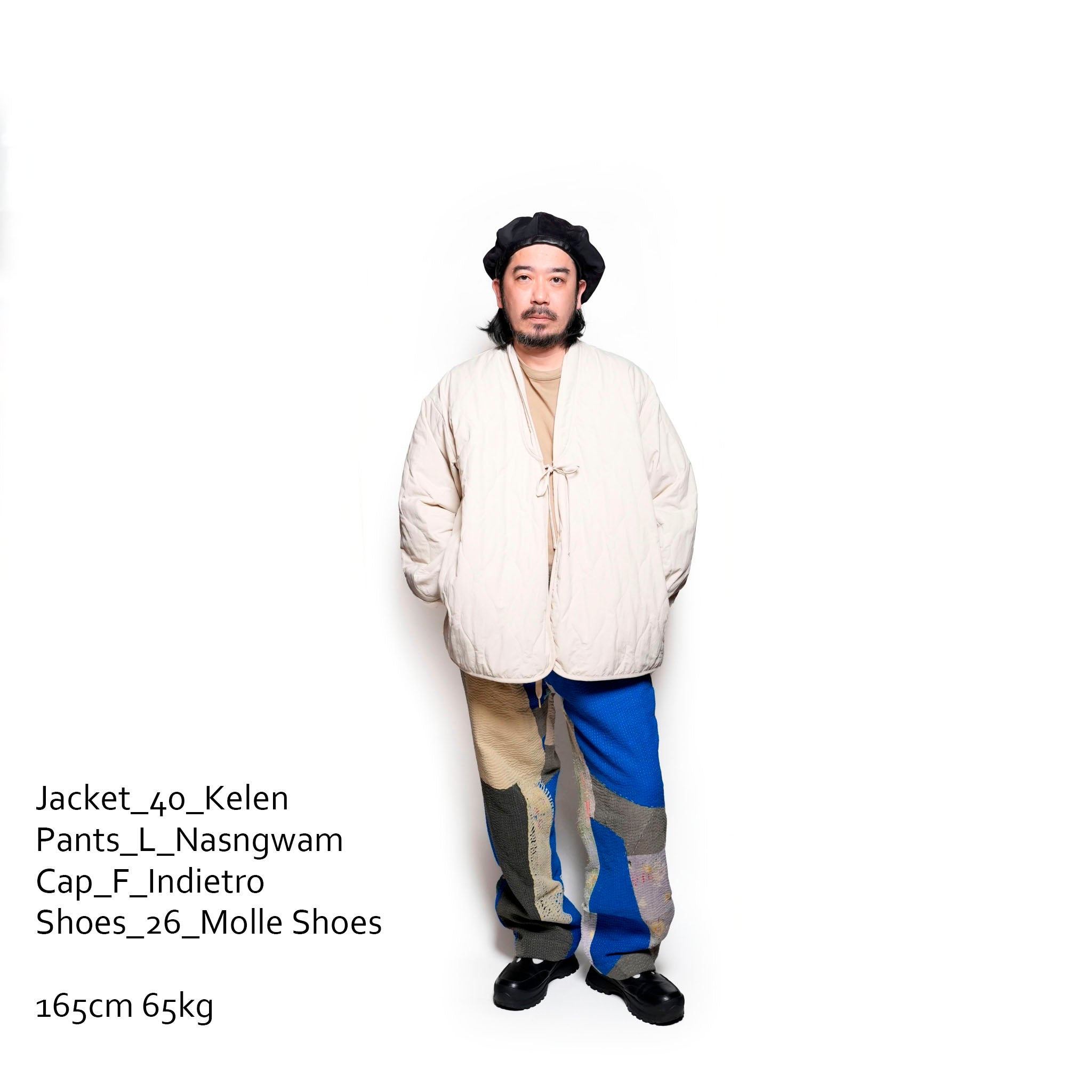 ATAVISM EASY PANTS – RALLI QUILT_E | Size_L | NASNGWAM