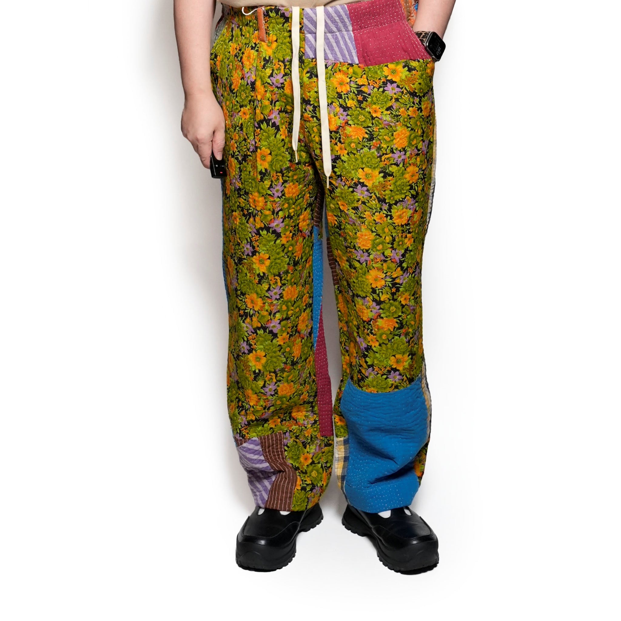 ATAVISM EASY PANTS – RALLI QUILT_F | Size_L | NASNGWAM