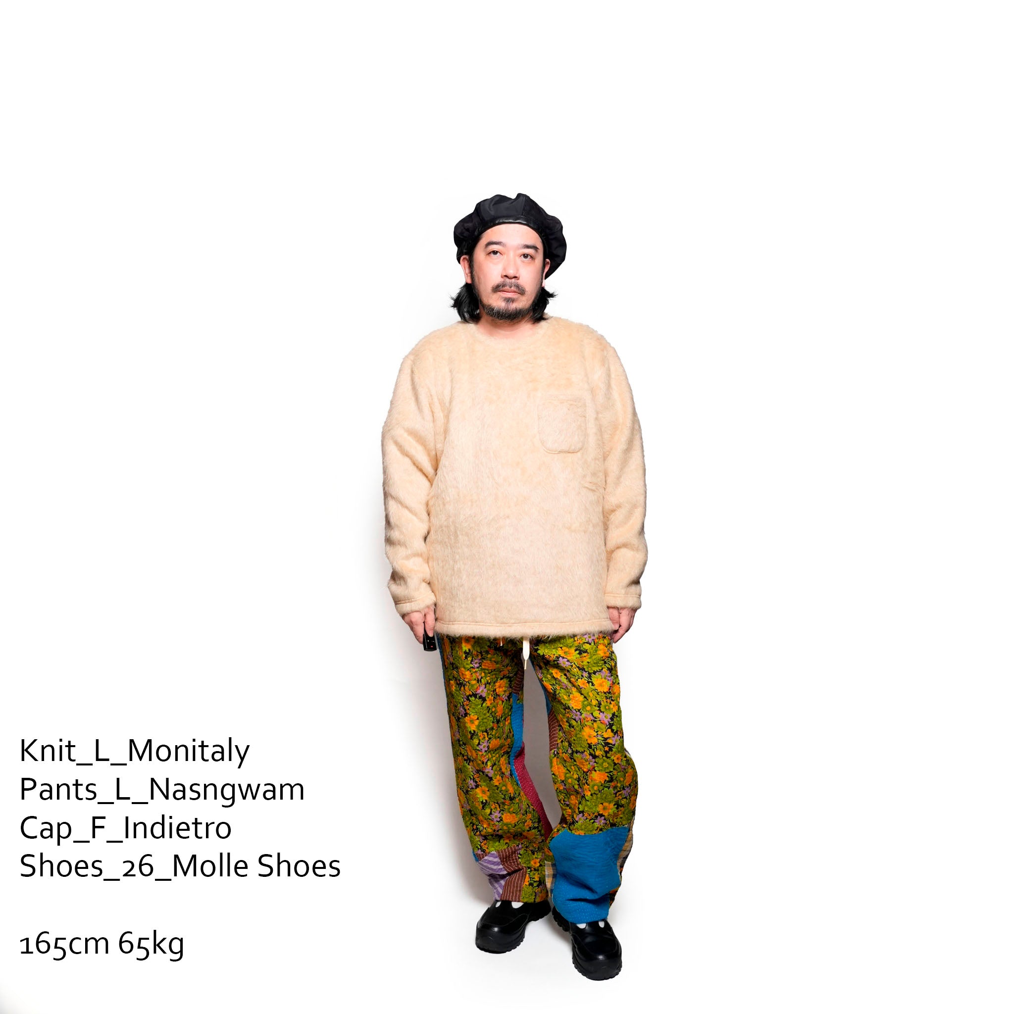 ATAVISM EASY PANTS – RALLI QUILT_F | Size_L | NASNGWAM