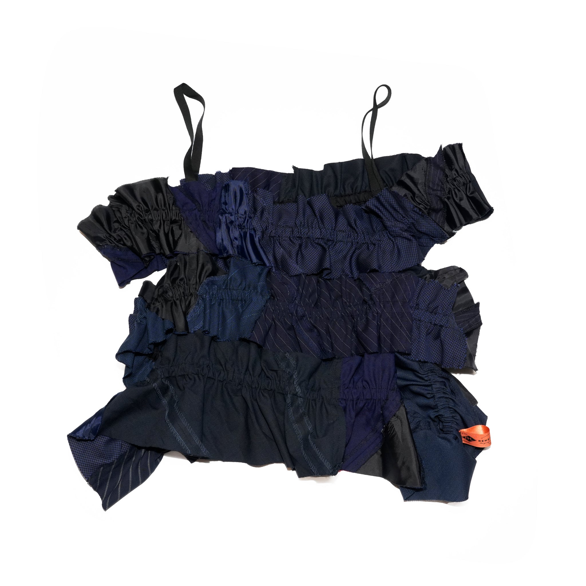 AT-234 | スーツパッチフリルキャミassort NVY | Color:Navy | Size-Free【REHERSALL_リハーズオール】【archive】
