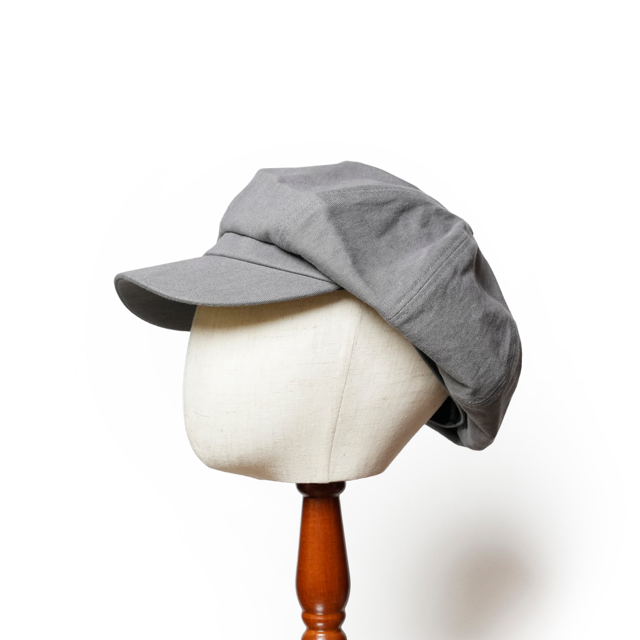 901T-1864 | Name: TWILL CASQUETTE | Color:Gray/Black【QUOLT_クオルト】【ネコポス選択可能】
