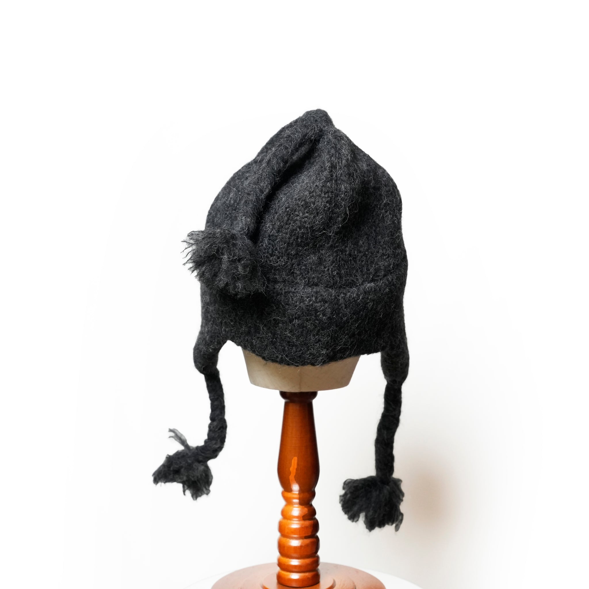 Alpaca Shaggy Chullio Hat | Color_Charcoal | No_prc05-02_charcoal【MONITALY_モニタリー】