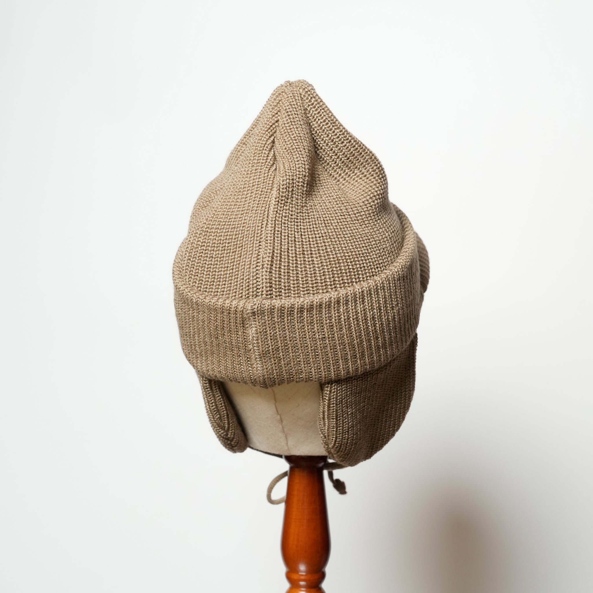 Ear Brim Beanie | Color_Beige / Charcoal / Black | No_rl-25-1407【RACAL_ラカル】