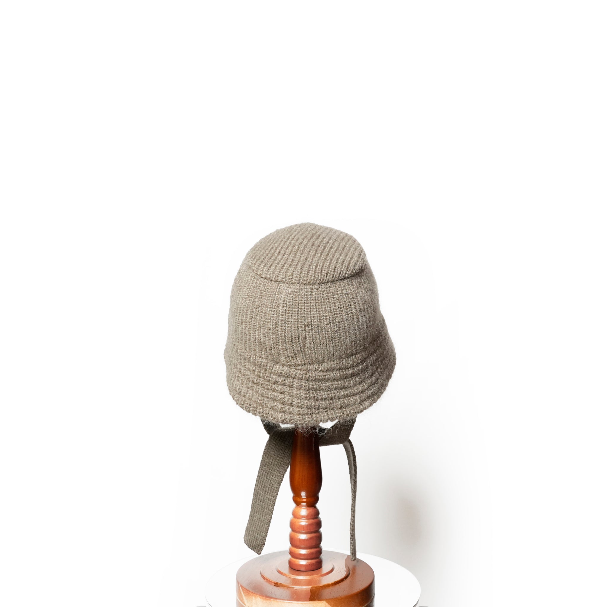 Mohair Knit Bucket Hat | Color_Ivory / Grayge / Black | No_rl-25-037w【RACAL_ラカル】