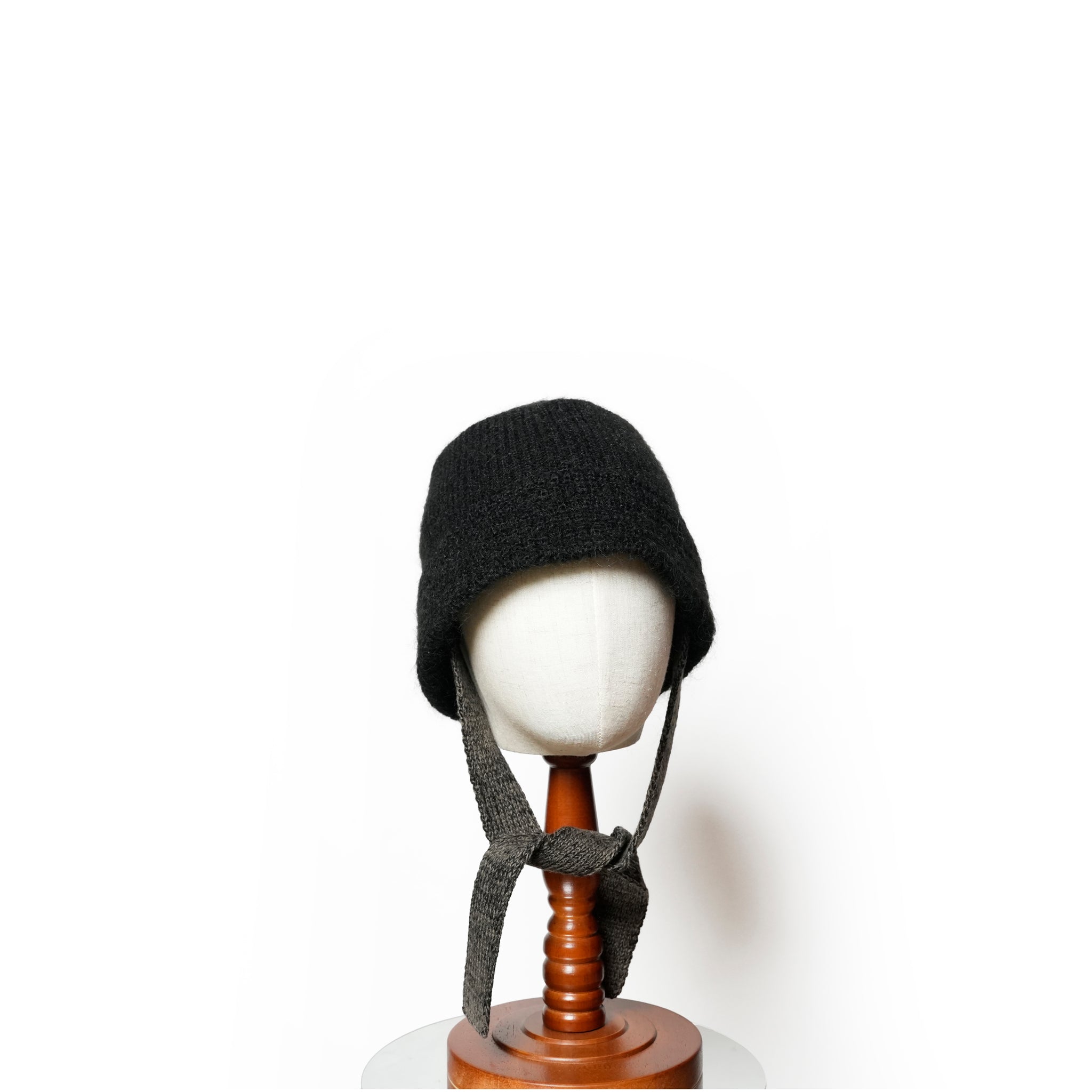 Mohair Knit Bucket Hat | Color_Ivory / Grayge / Black | No_rl-25-037w【RACAL_ラカル】