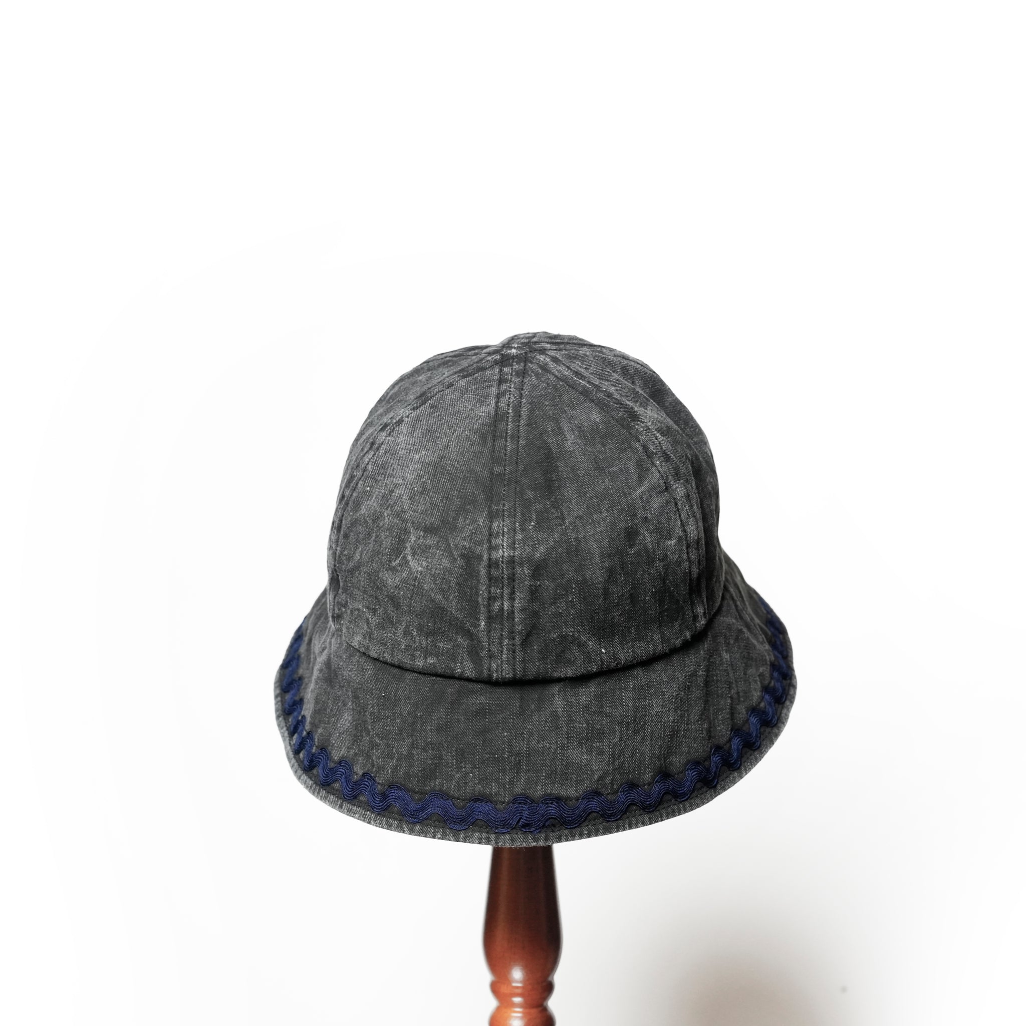 Logo Metro Hat | Color_Indigo / Black | No_ia-25-128【INDIETRO ASSOCIATION_インディエトロアソシエーション】