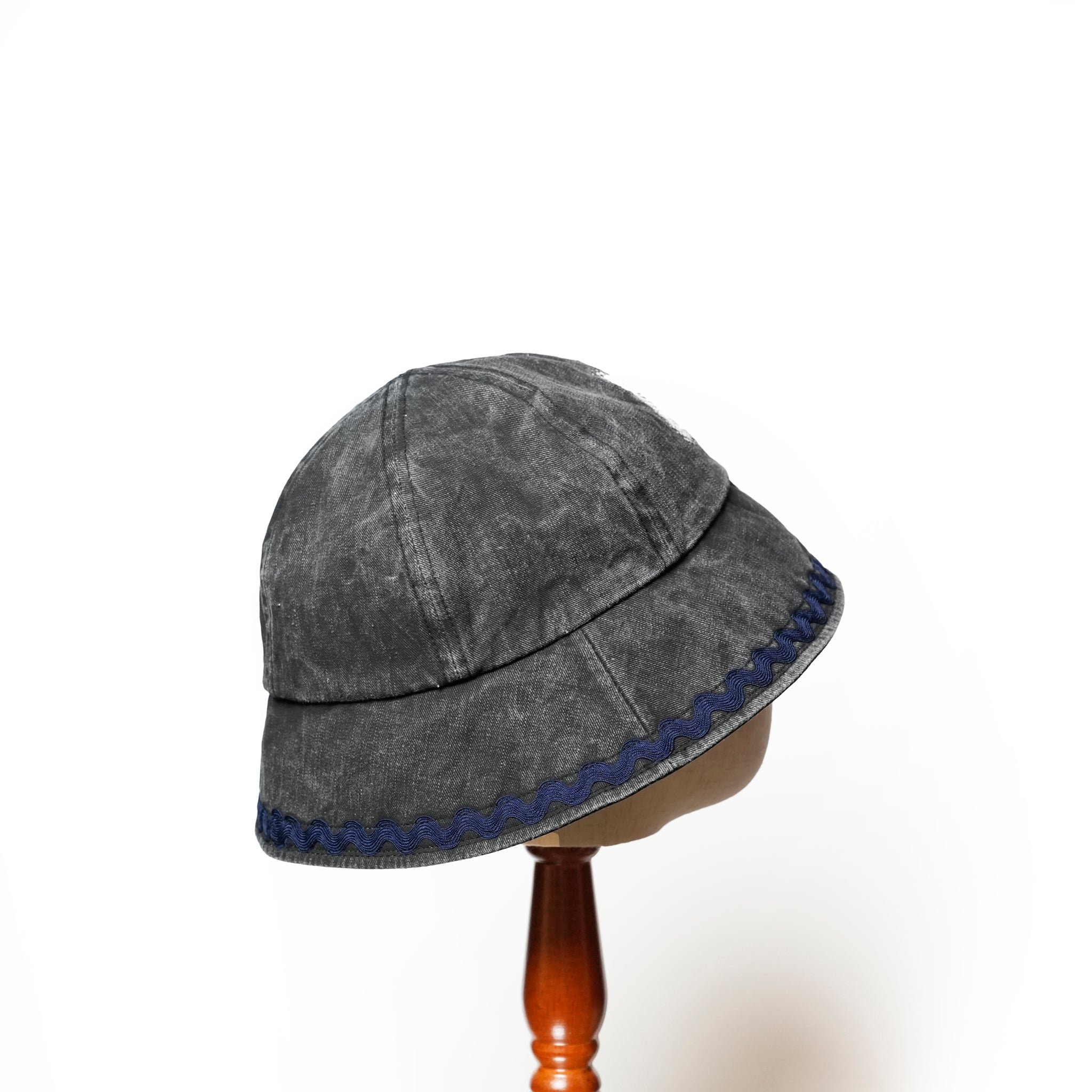 Logo Metro Hat | Color_Indigo / Black | No_ia-25-128【INDIETRO ASSOCIATION_インディエトロアソシエーション】