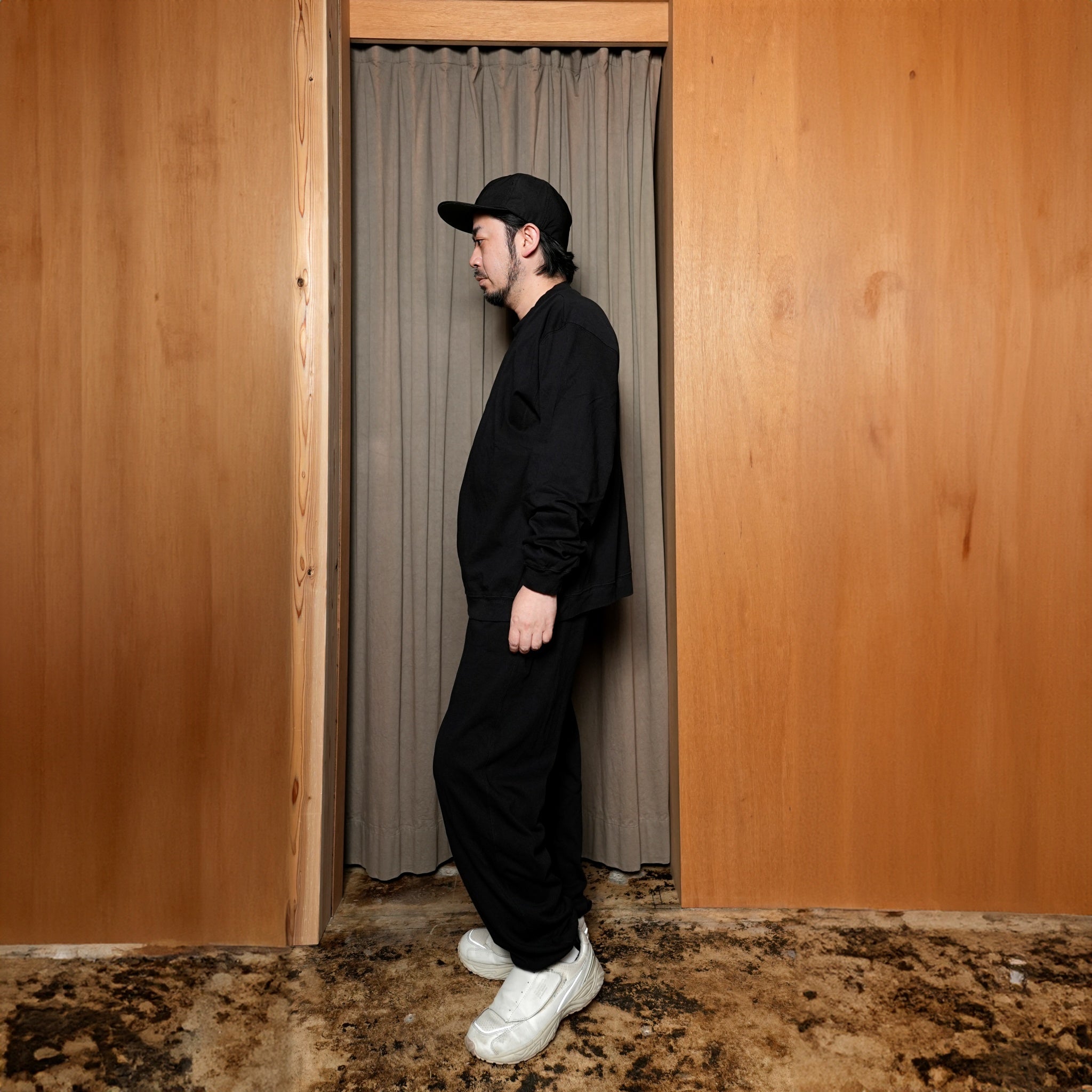 cstm02 | Heavy Coton Sweat Shirts | Color:#White,#Black,#Navy,#Charcoal | Size:M/L/XL | 【SMOKE TONE×CAMBER】【SMOKE T ONE】【ONE CS FITS ALL】