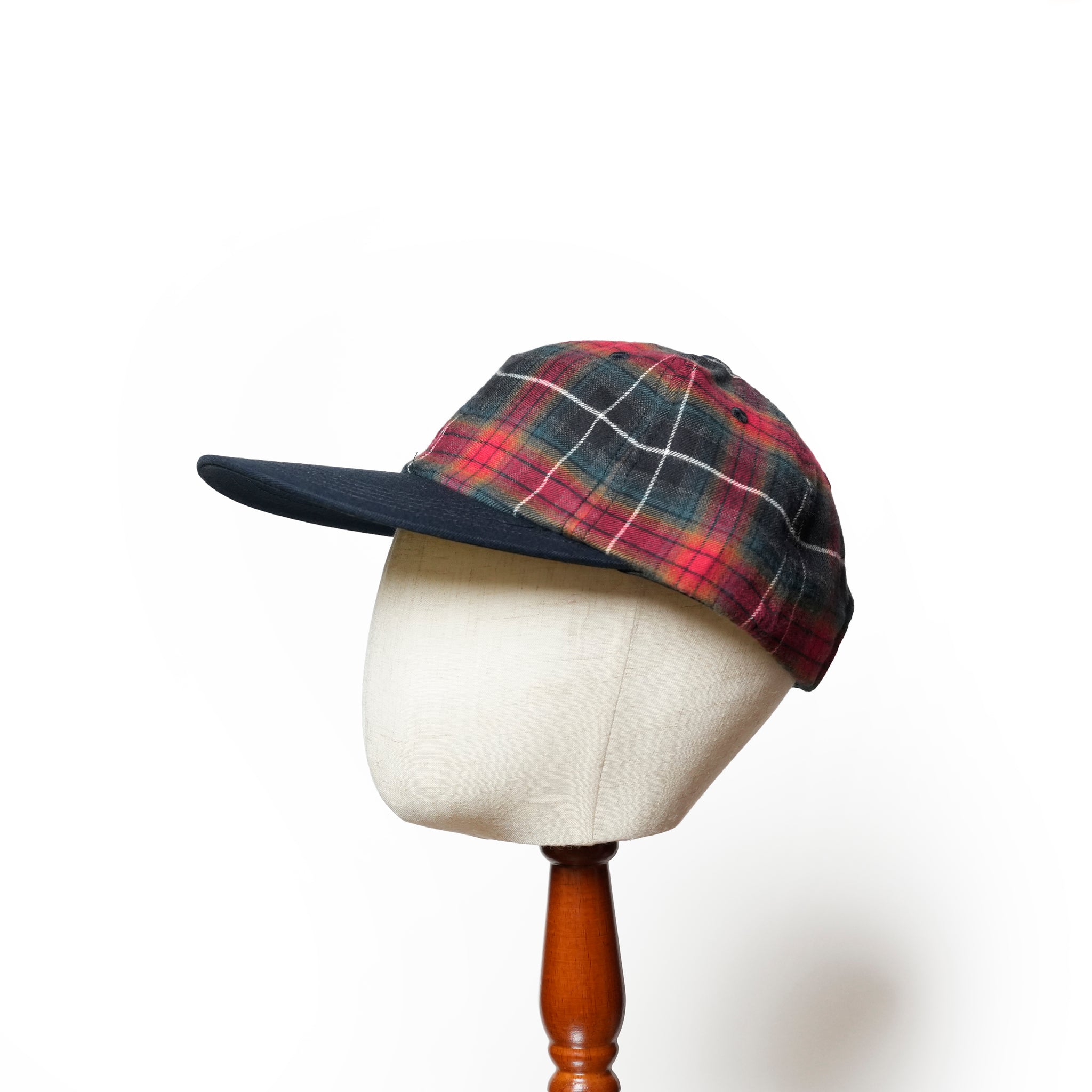 6 panel long brim cap – Red(C) | stf-001-red(c)_red(c) | SHARE THE FANTASY