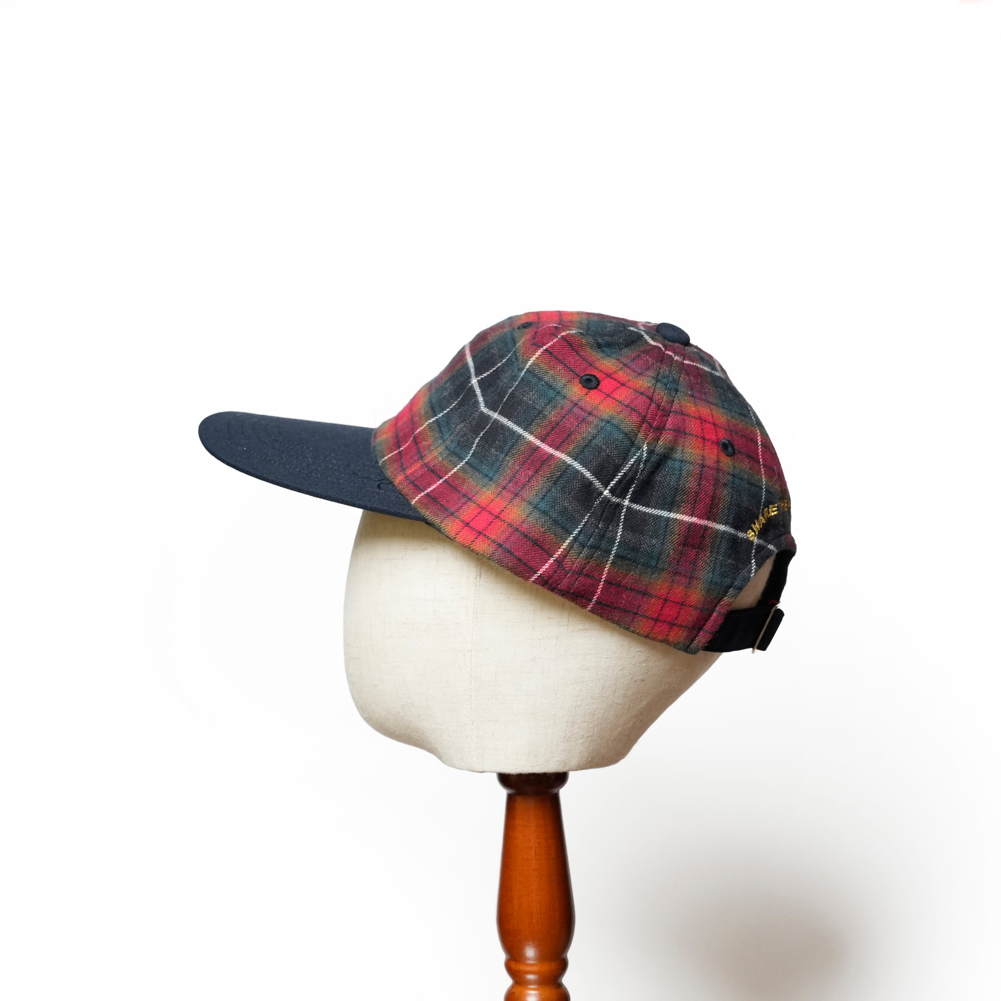 6 panel long brim cap – Red(C) | stf-001-red(c)_red(c) | SHARE THE FANTASY