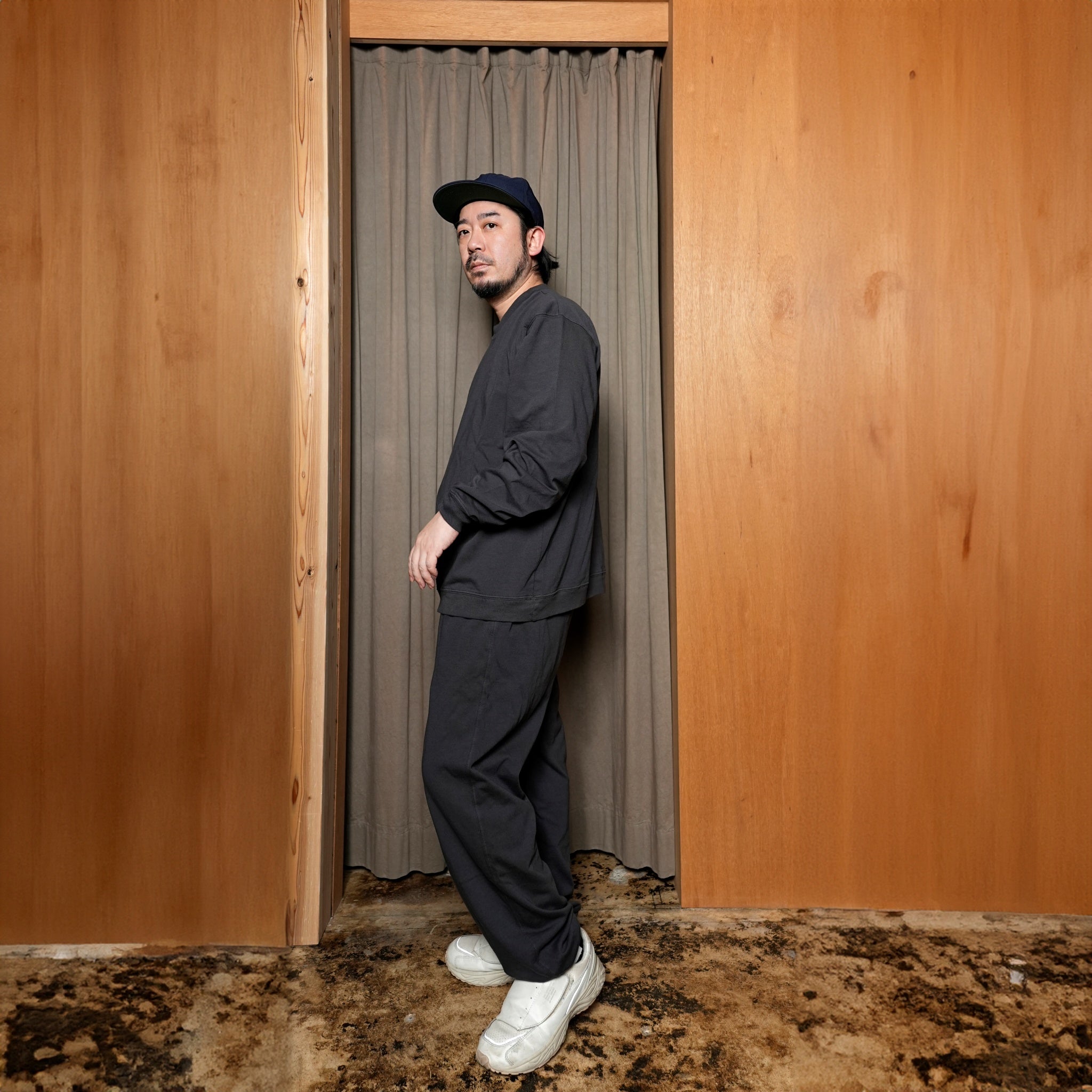 cstm02 | Heavy Coton Sweat Shirts | Color:#White,#Black,#Navy,#Charcoal | Size:M/L/XL | 【SMOKE TONE×CAMBER】【SMOKE T ONE】【ONE CS FITS ALL】