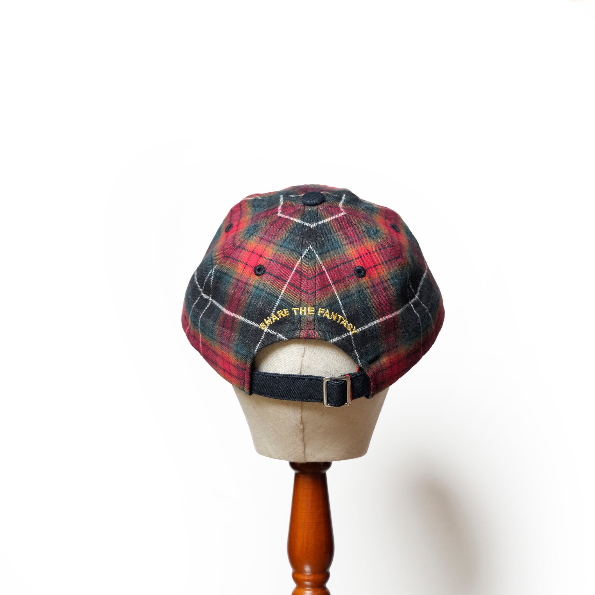 6 panel long brim cap – Red(C) | stf-001-red(c)_red(c) | SHARE THE FANTASY