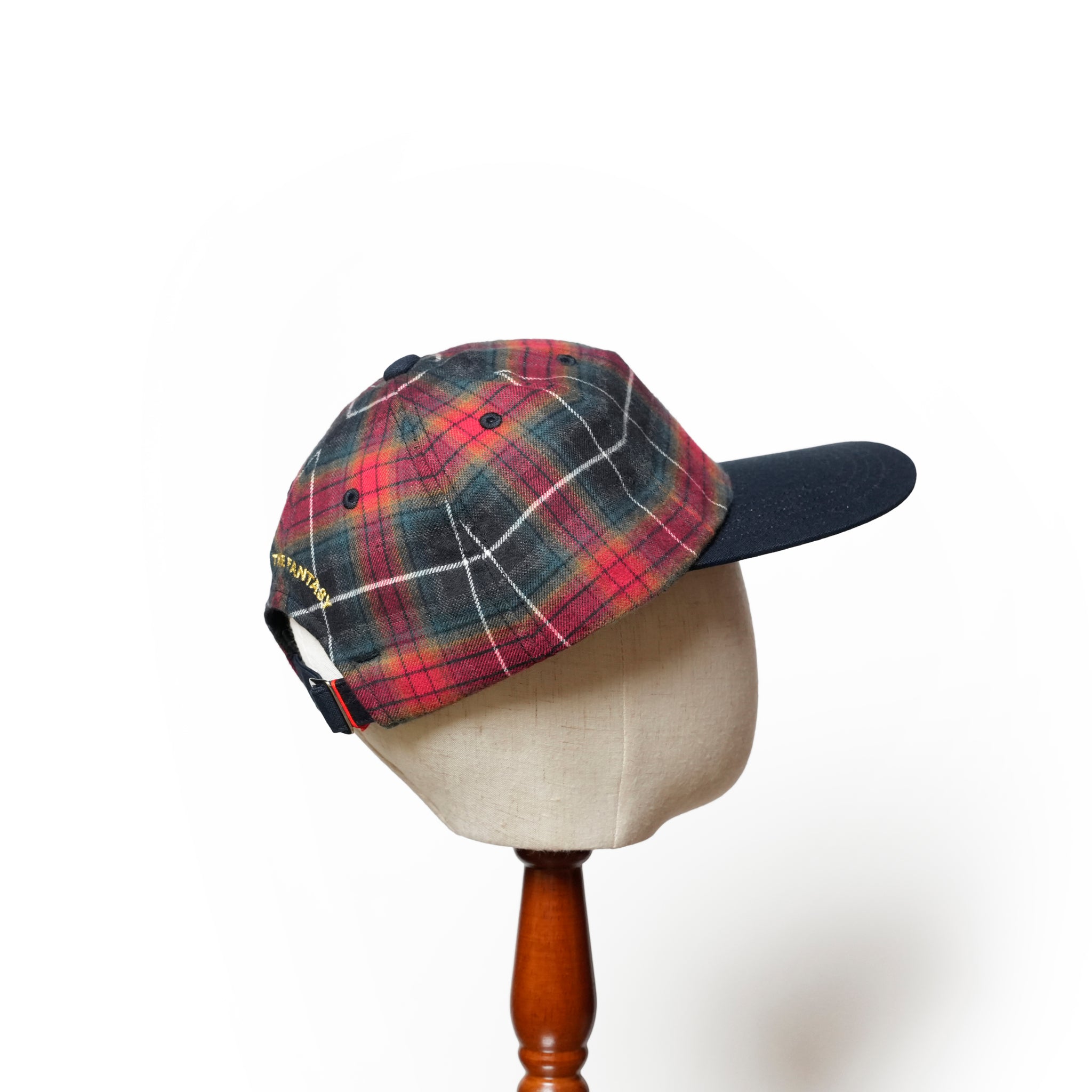 6 panel long brim cap – Red(C) | stf-001-red(c)_red(c) | SHARE THE FANTASY