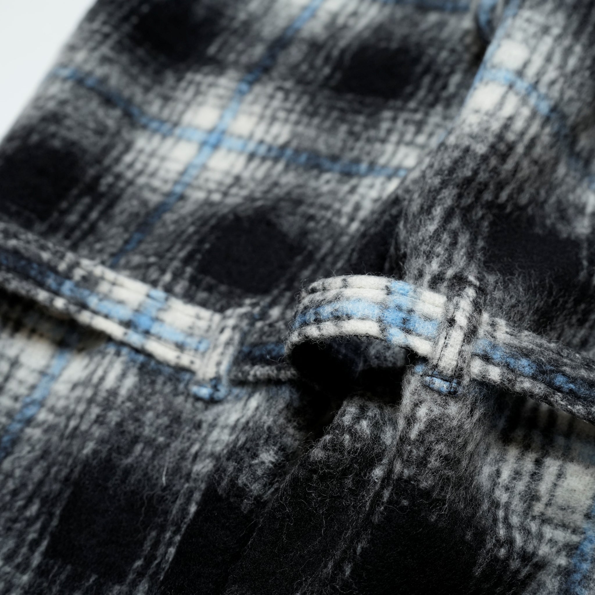 SF24AW-07_BLACK | Wool Shaggy Bontage Pants | Color:Black【STOF_ストフ】