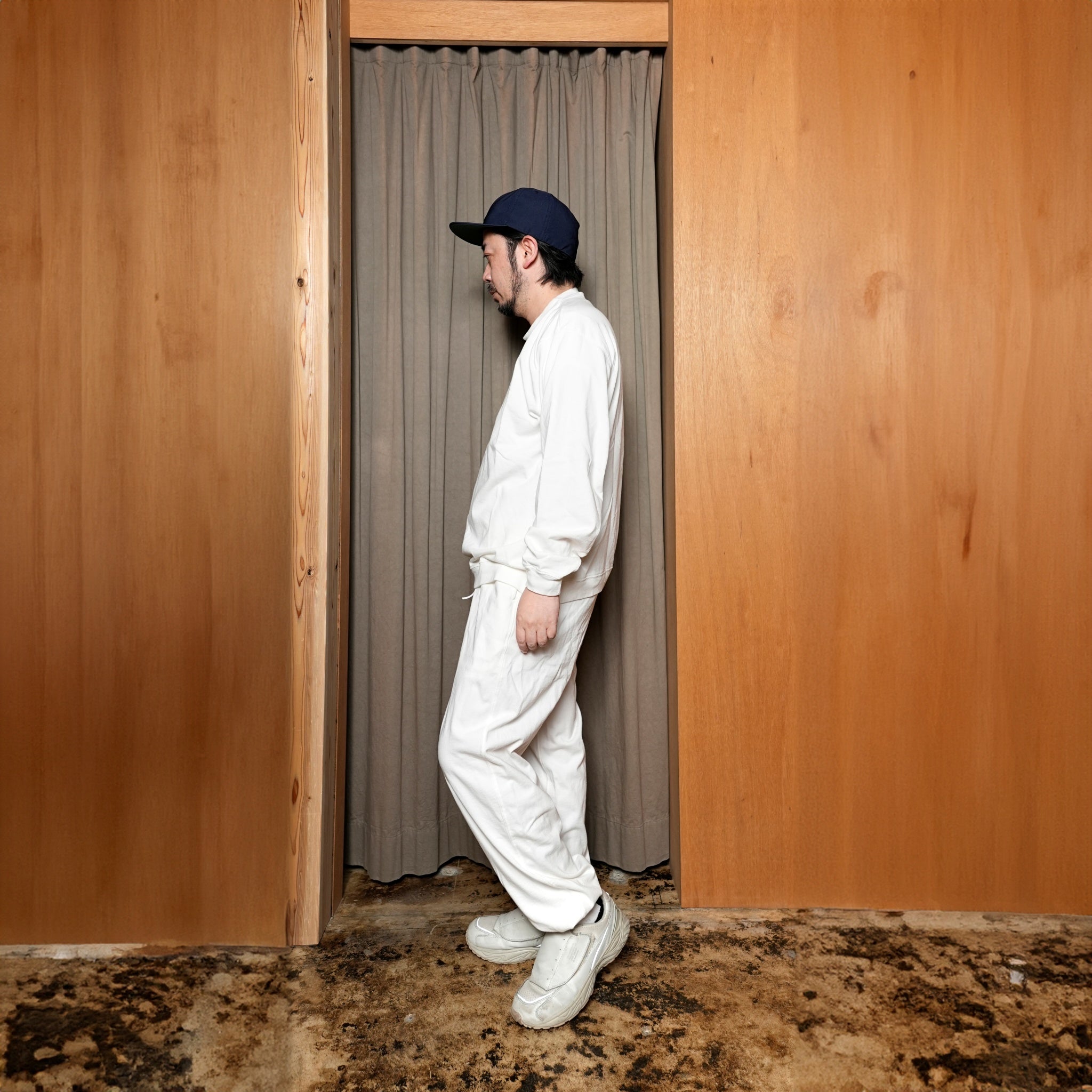 cstm02 | Heavy Coton Sweat Shirts | Color:#White,#Black,#Navy,#Charcoal | Size:M/L/XL | 【SMOKE TONE×CAMBER】【SMOKE T ONE】【ONE CS FITS ALL】