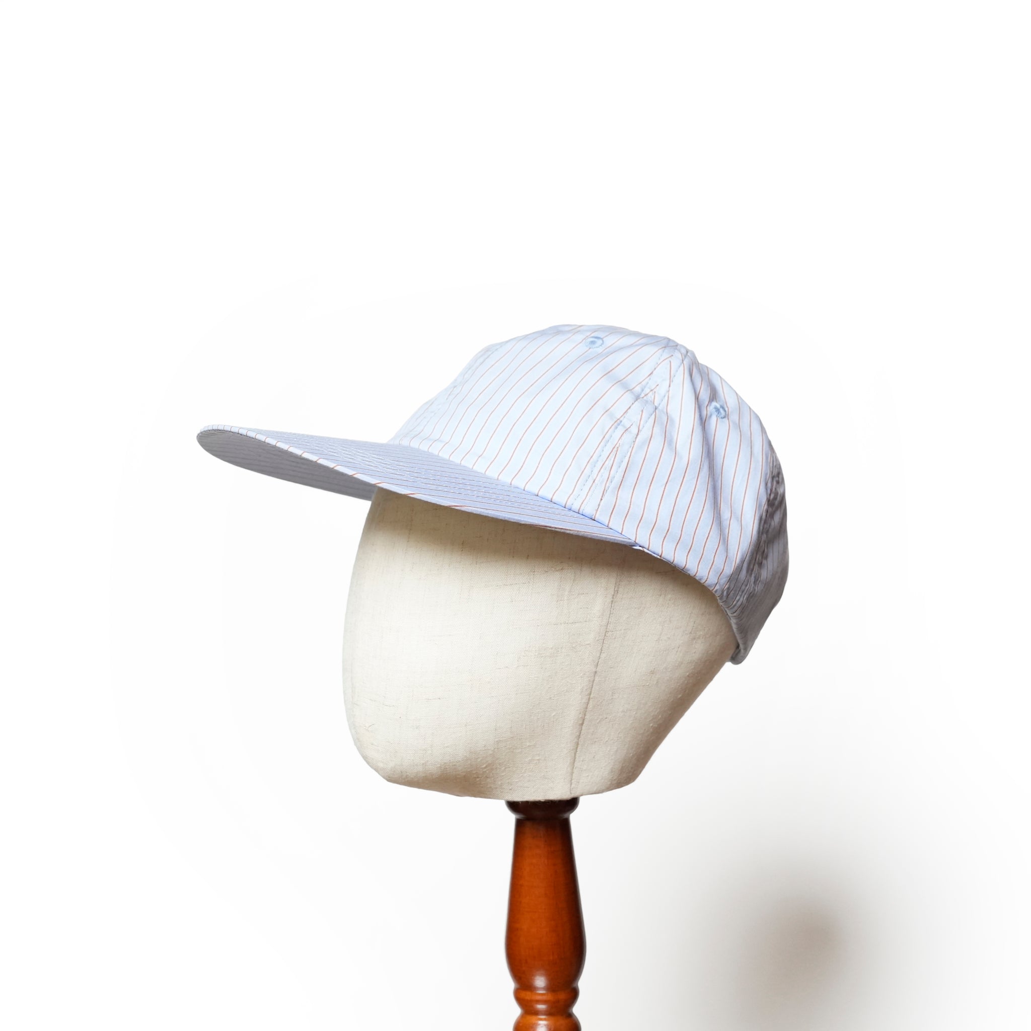 6 panel long brim cap | Color_Sax×Brown(S) | No_stf-001-sax×brown(s)【SHARE THE FANTASY_シェアザファンタジー】