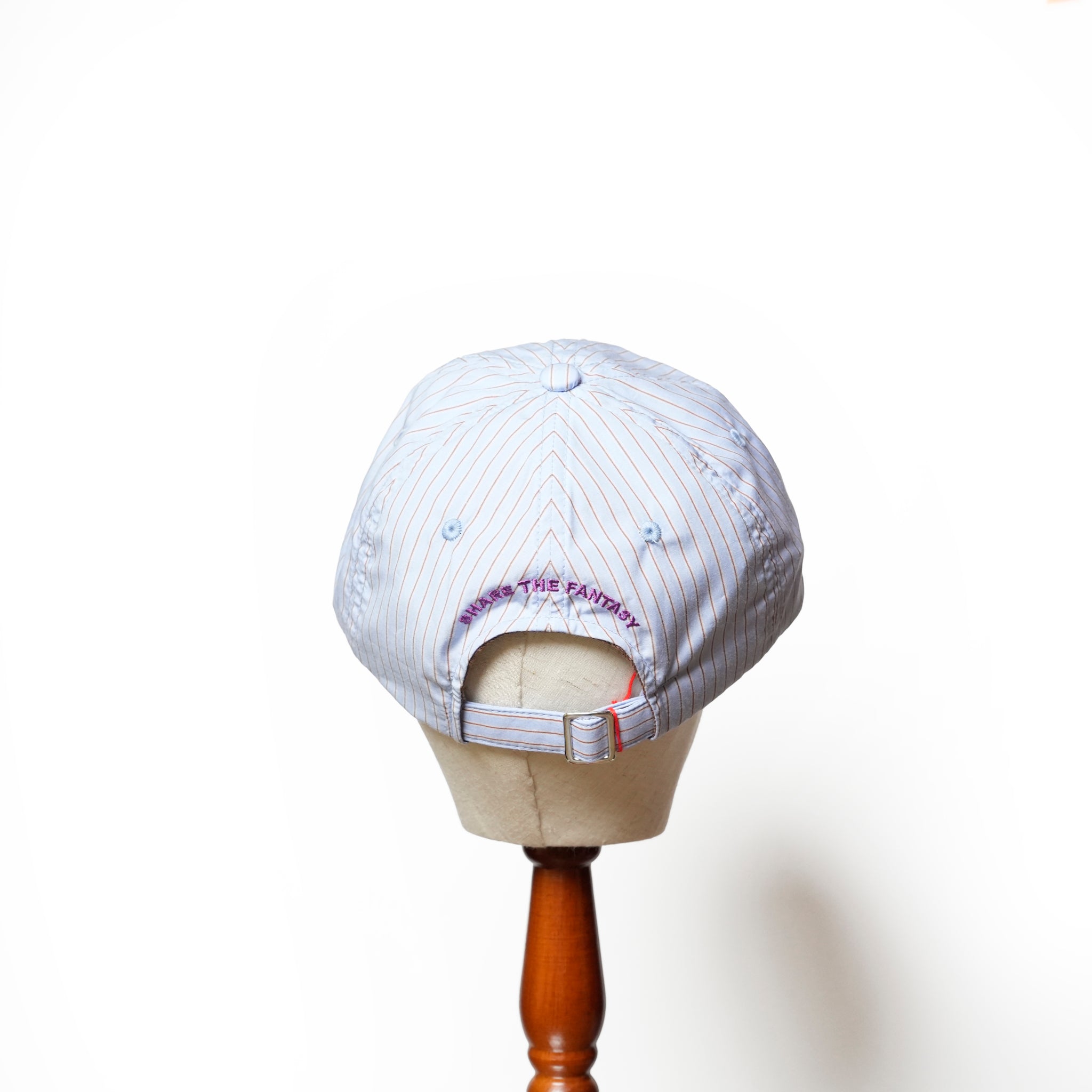 6 panel long brim cap | Color_Sax×Brown(S) | No_stf-001-sax×brown(s)【SHARE THE FANTASY_シェアザファンタジー】