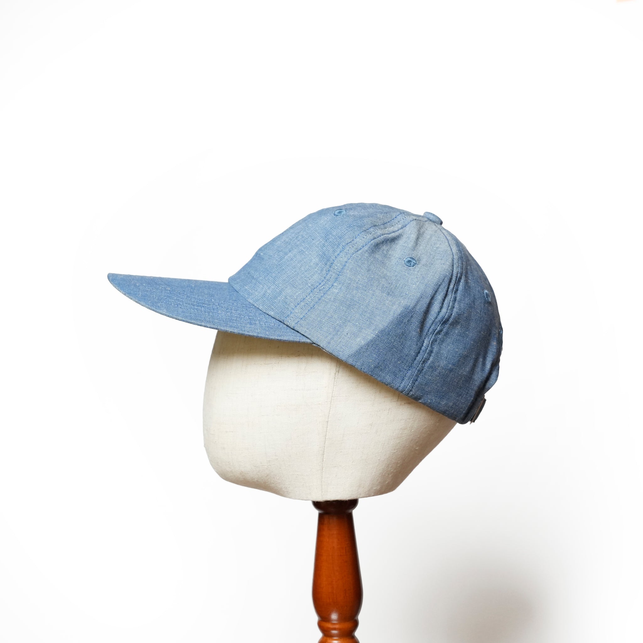 6 panel long brim cap – Indigo(P) | stf-001-indigo(p) | SHARE THE FANTASY