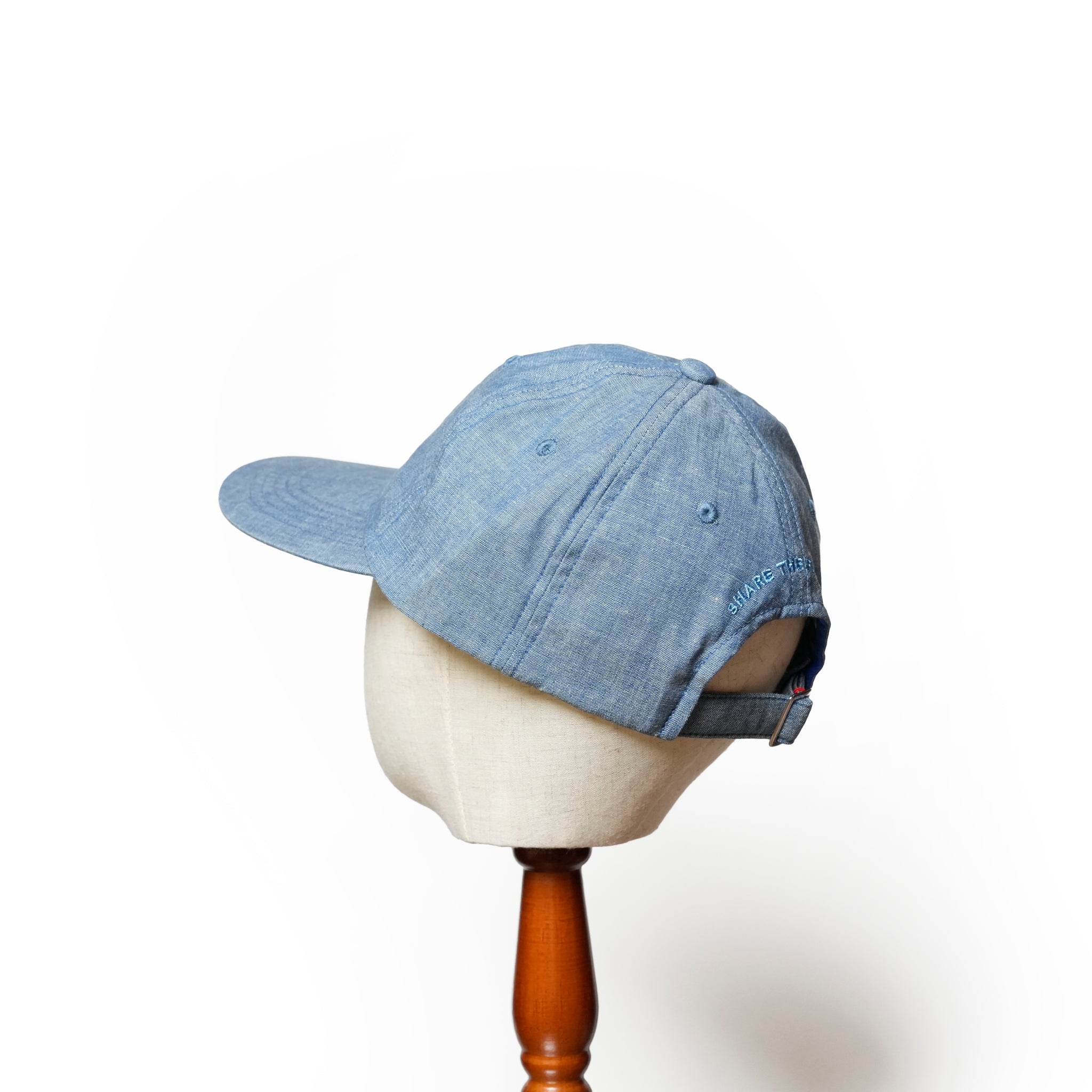 6 panel long brim cap – Indigo(P) | stf-001-indigo(p) | SHARE THE FANTASY