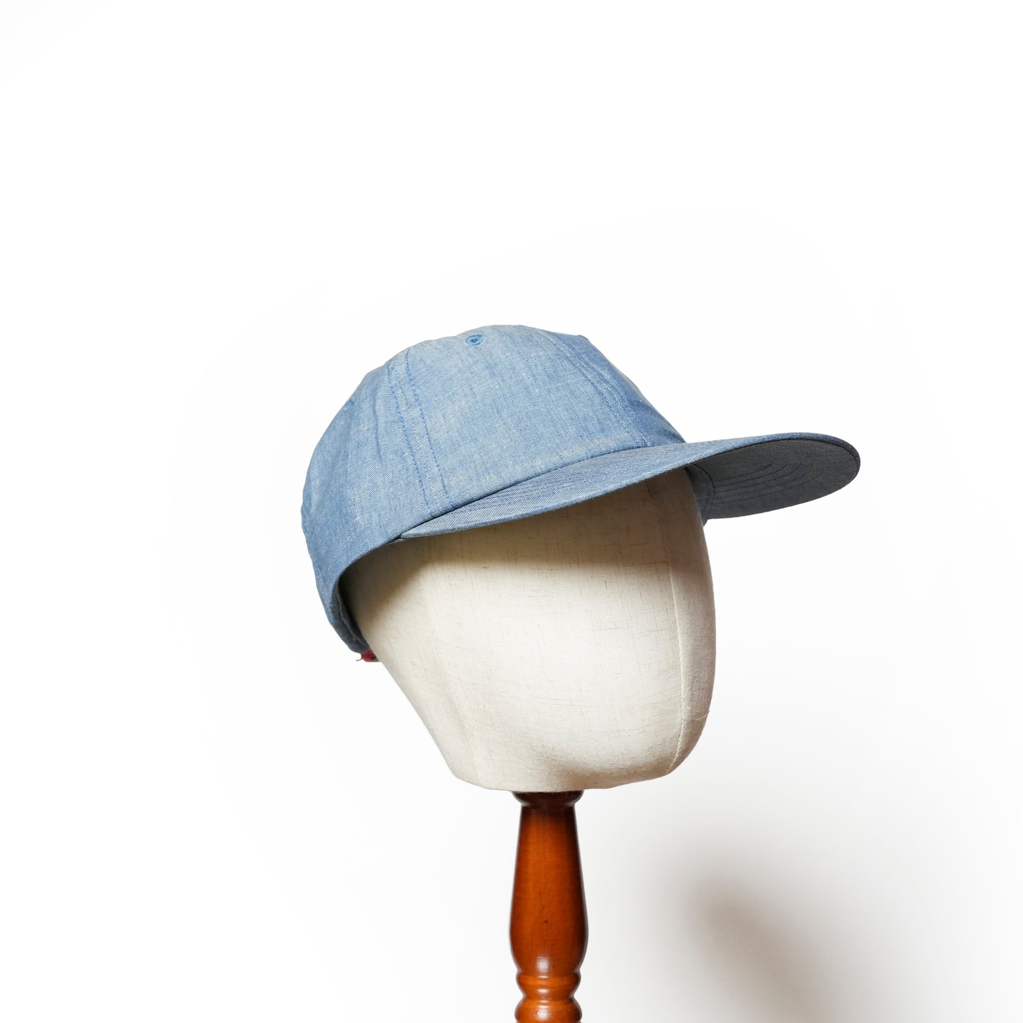 6 panel long brim cap – Indigo(P) | stf-001-indigo(p) | SHARE THE FANTASY