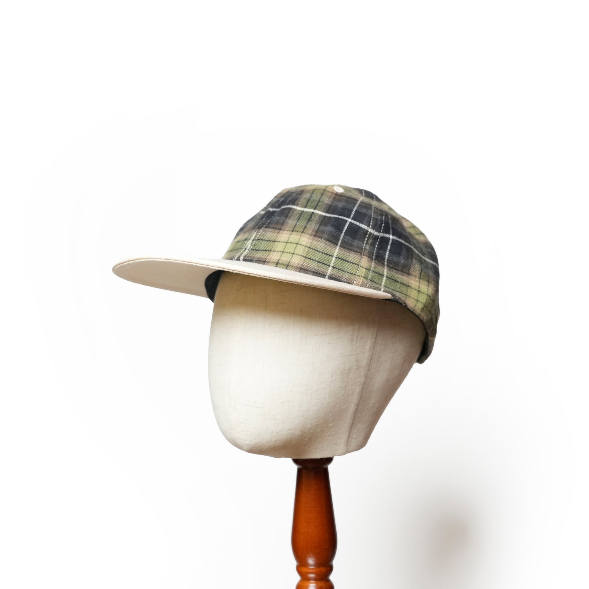 6 panel long brim cap – Green(C) | stf-001-green(c) | SHARE THE FANTASY